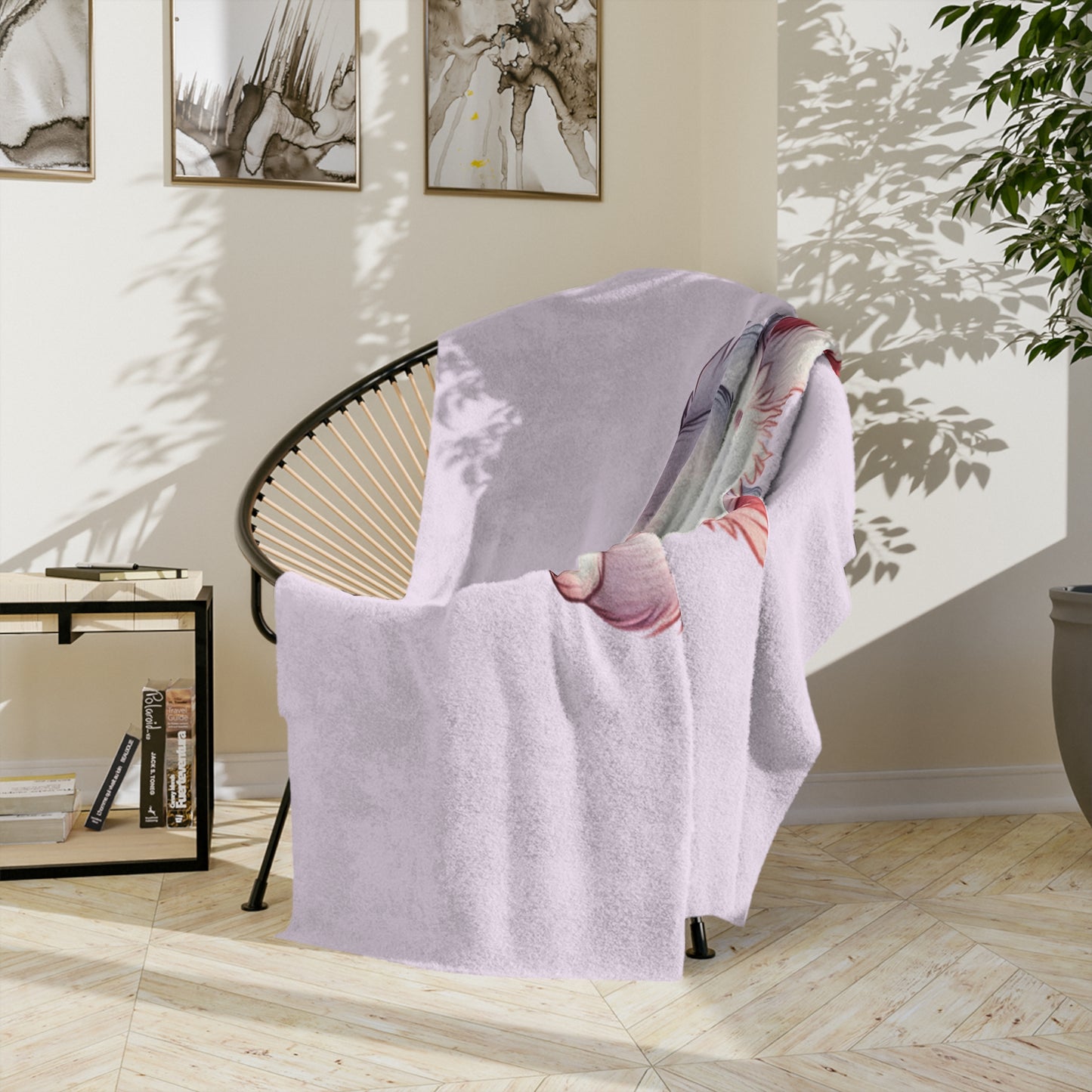 Adorable Bunny Velveteen Blanket