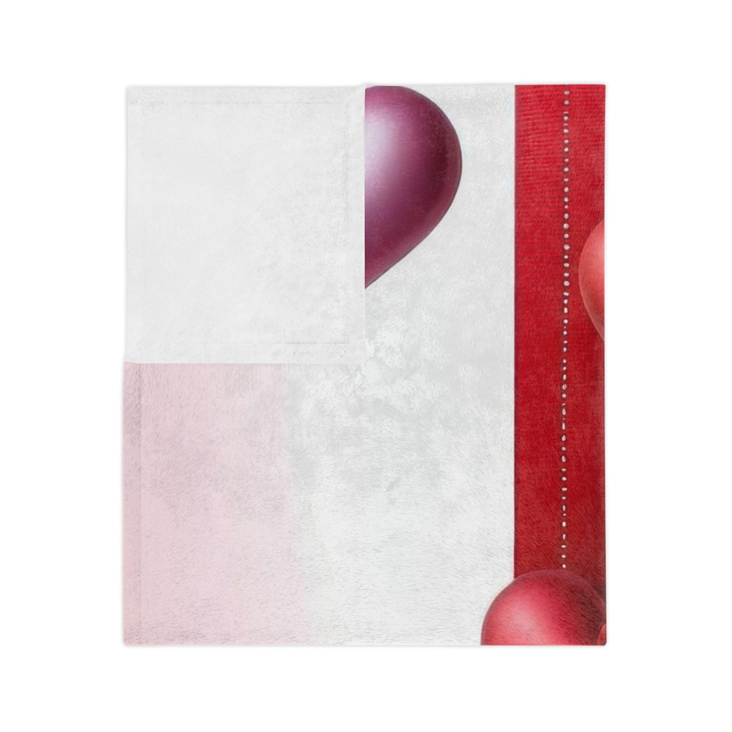 Happy Valentine's Day Hanging Hearts Blanket