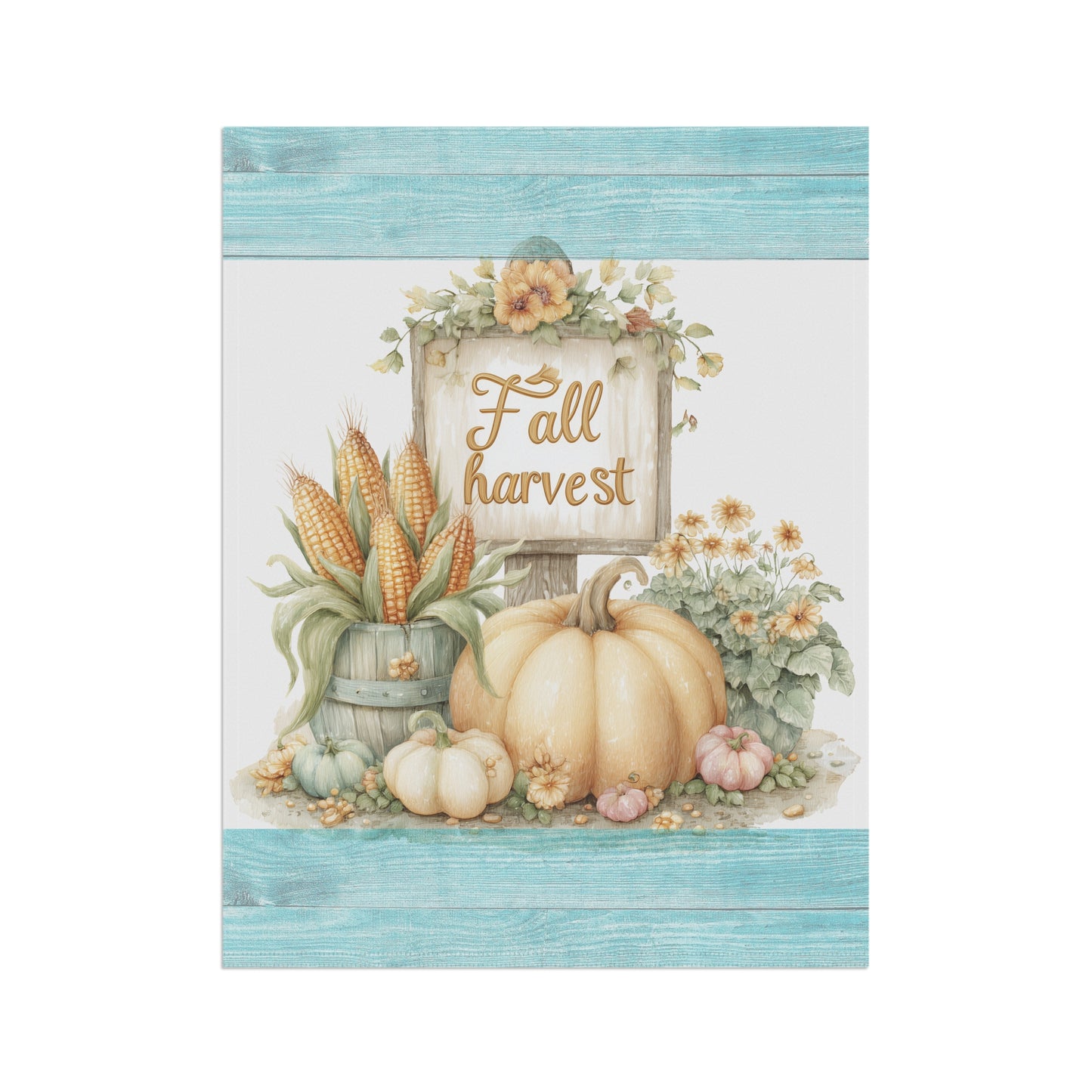 Fall Harvest Garden Flag