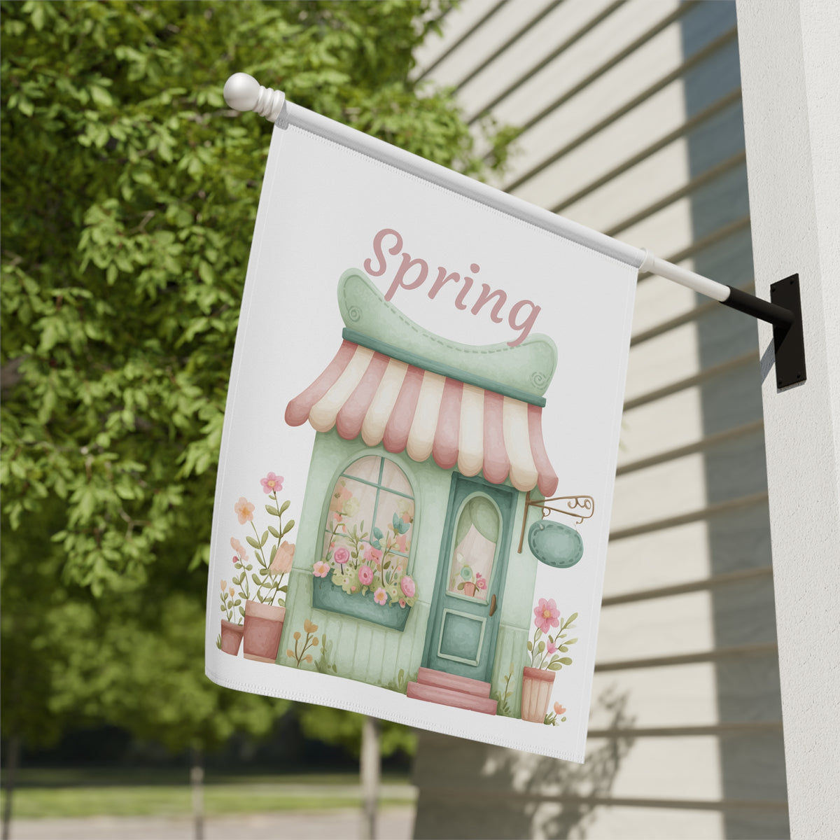 Spring Cottage Garden Flag