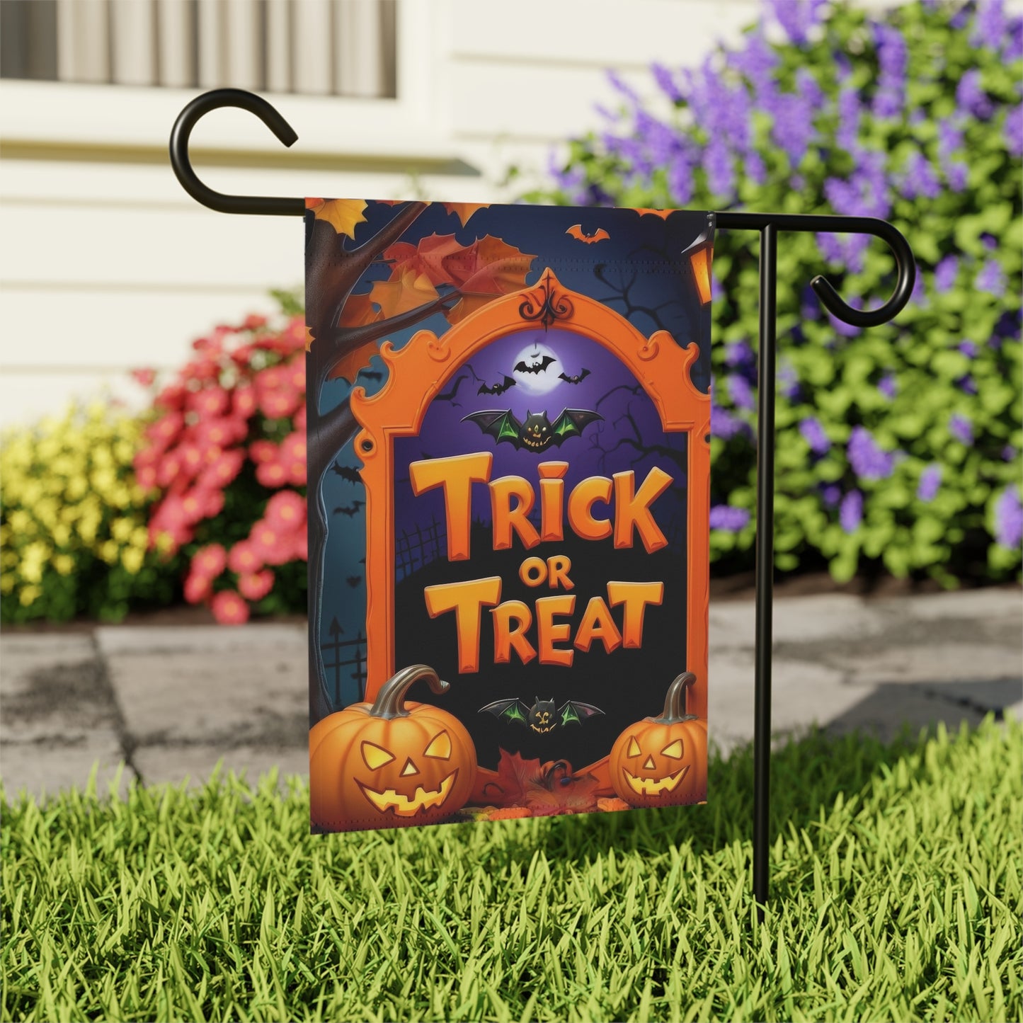 Trick or Treat Halloween Garden Flag/House Banner
