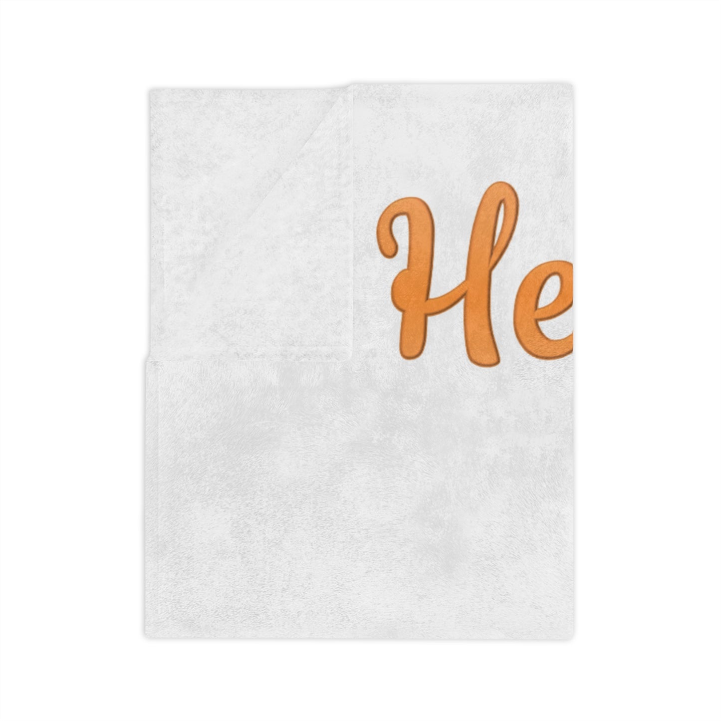 Hello Fall Scarecrow Velveteen Blanket
