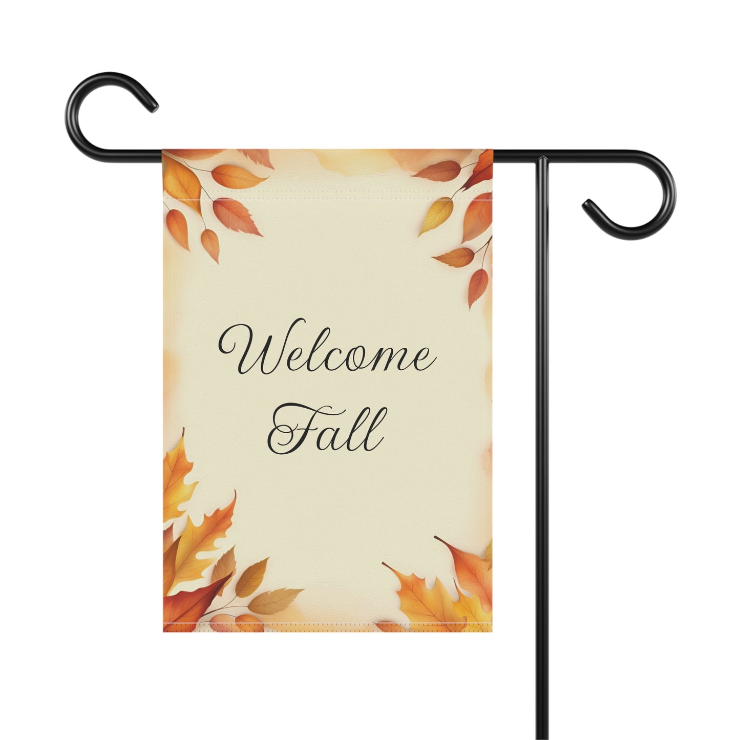 Elegant Autumn Welcome Fall Garden Flag