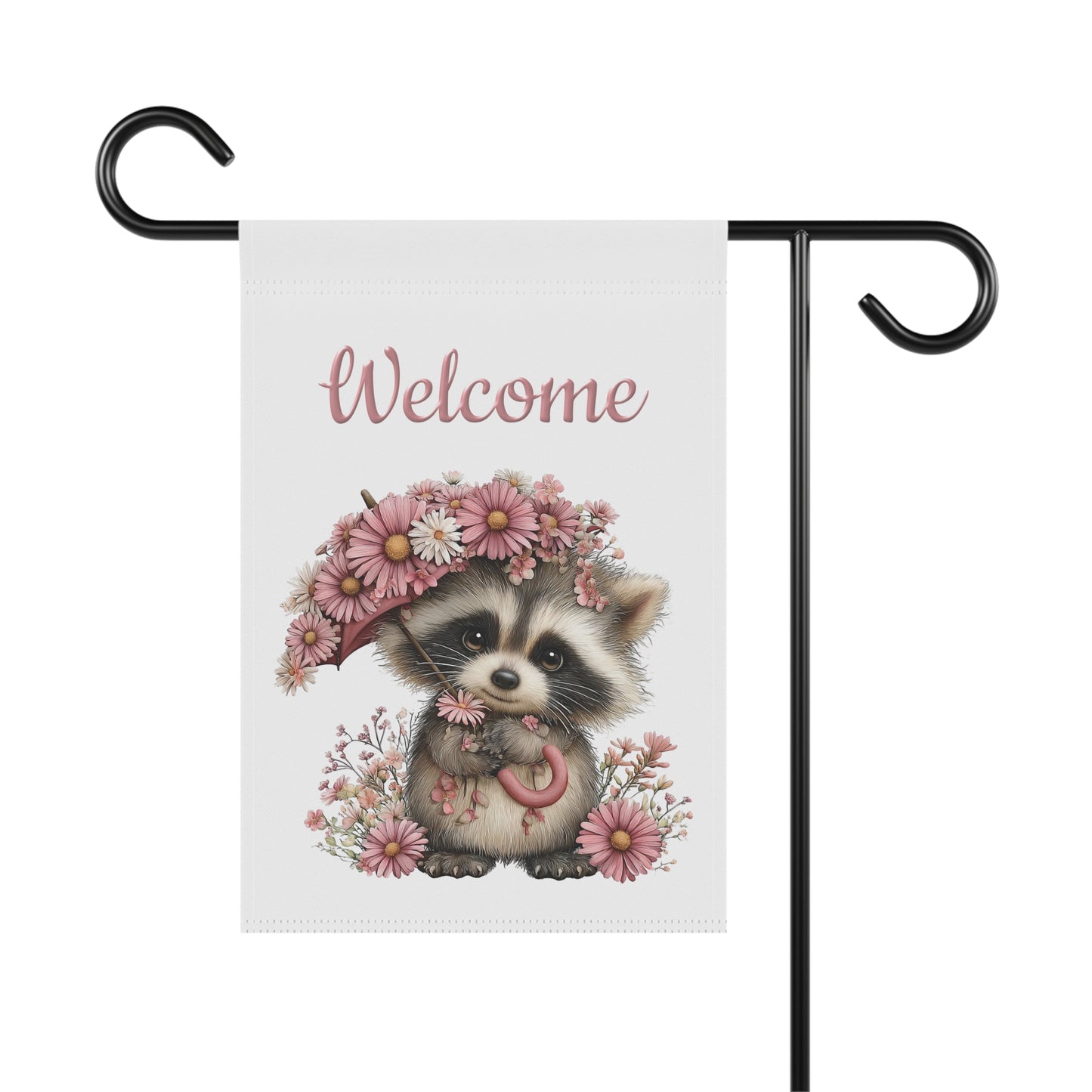 Welcome Raccoon Umbrella Garden Fla