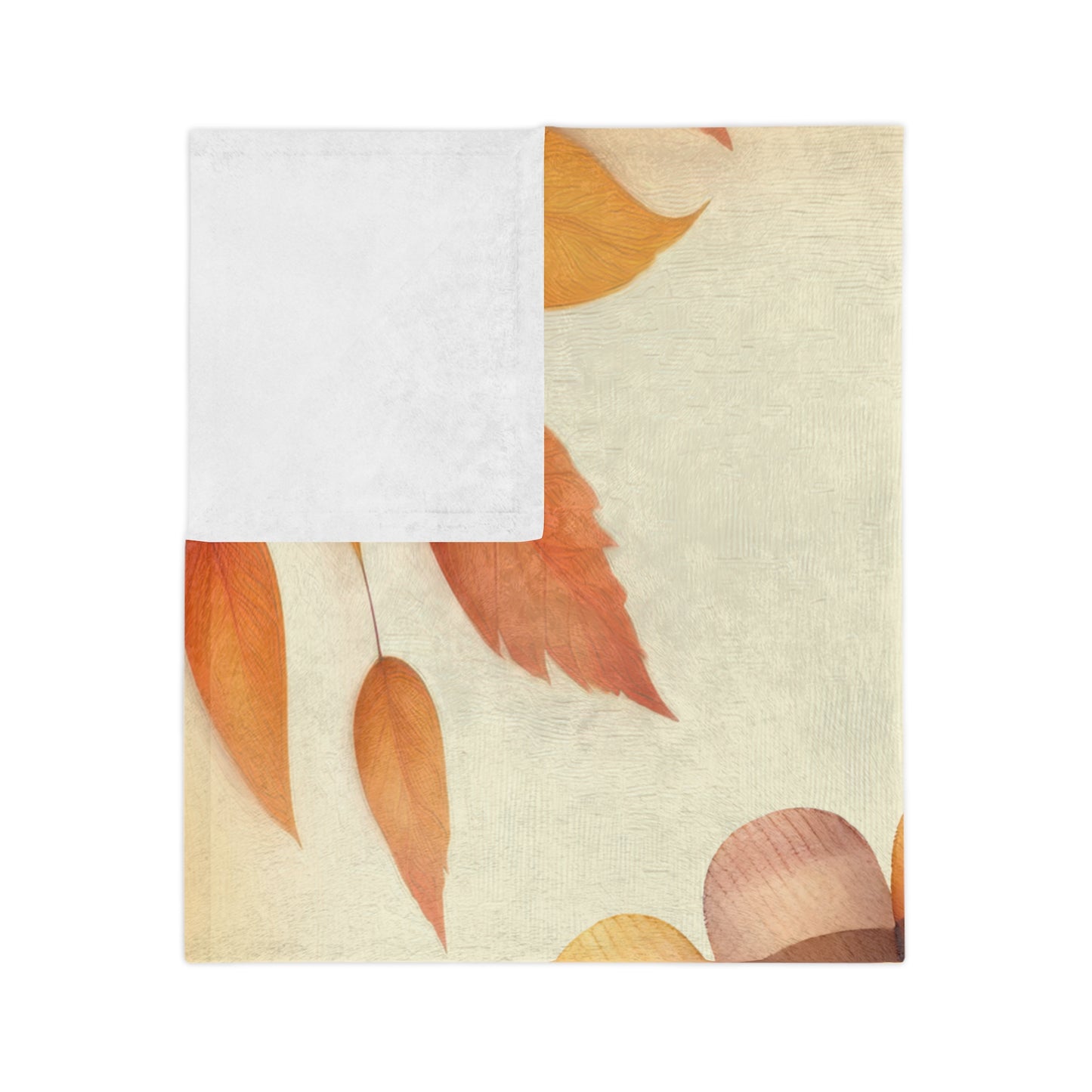 Happy Thanksgiving Banner Turkey Velveteen Blanket