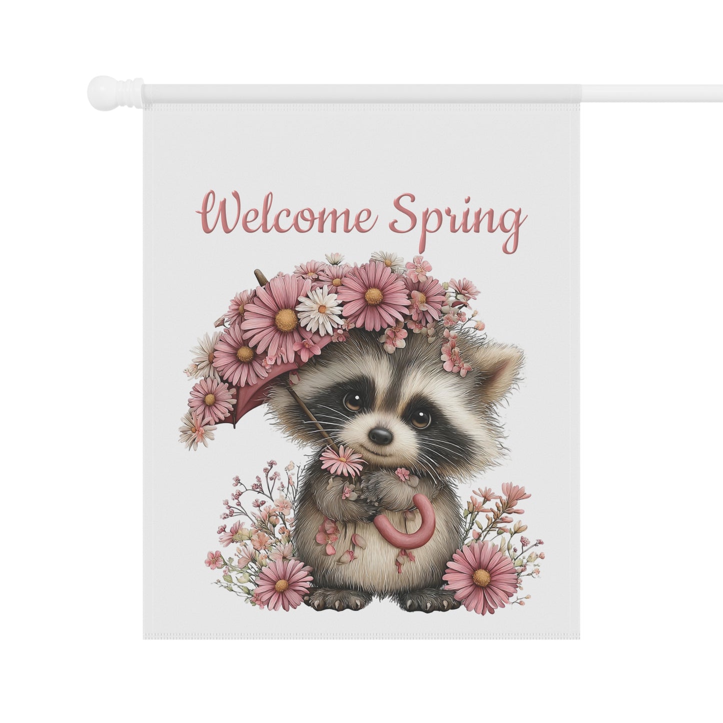 Cute Spring Welcome Garden Flag