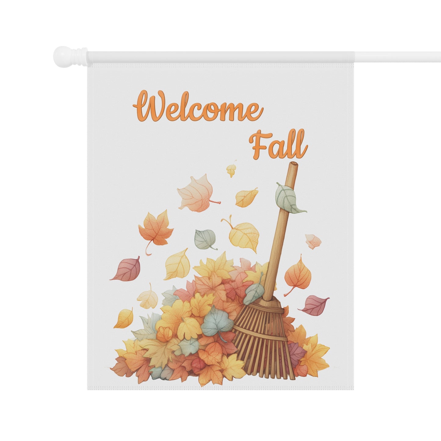 Cute Welcome Fall Garden Flag