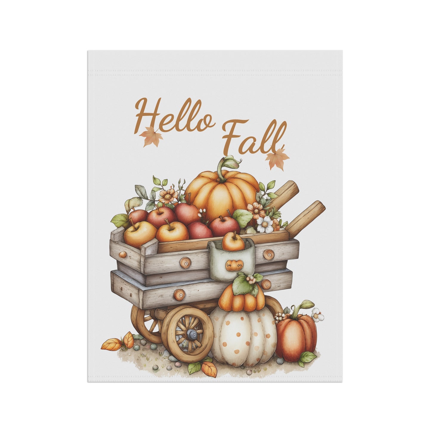 Hello Fall Garden Flag