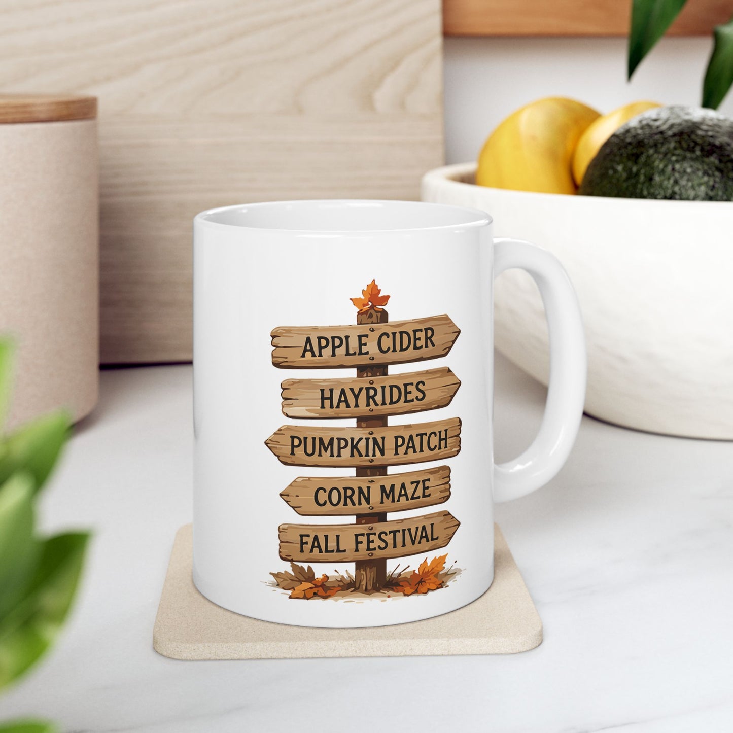 Cute Fall Sign Coffee Mug