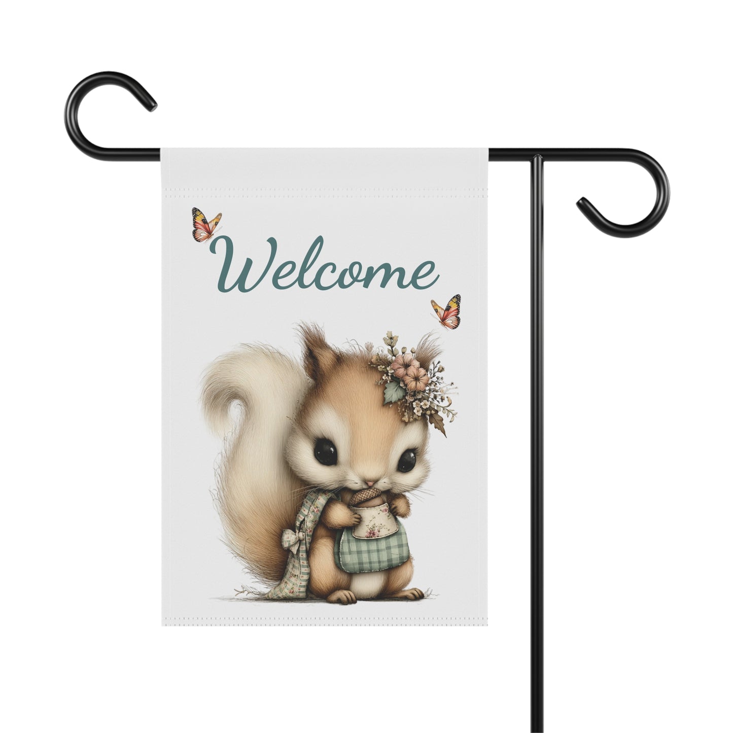 Woodland Welcome Garden Flag
