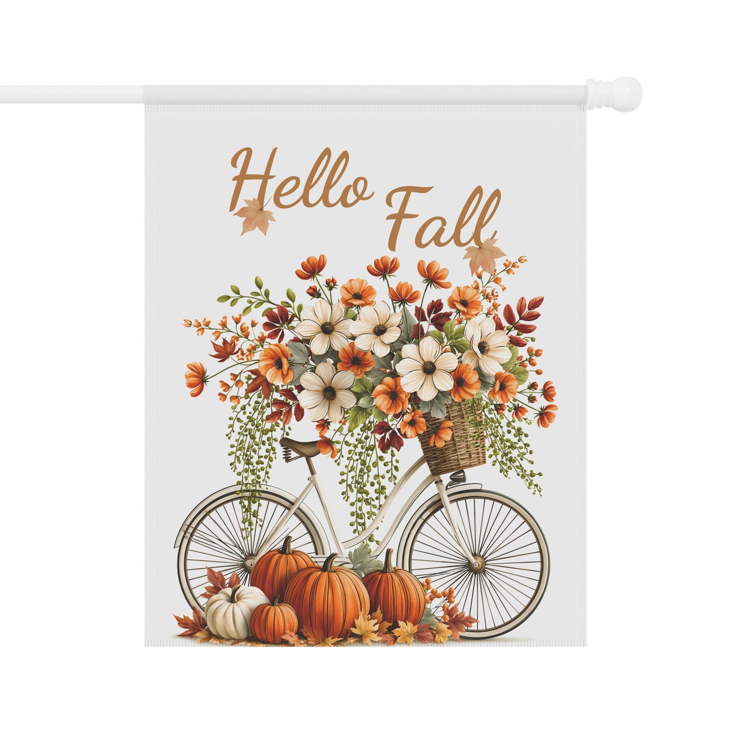 Autumn Floral Garden Flag