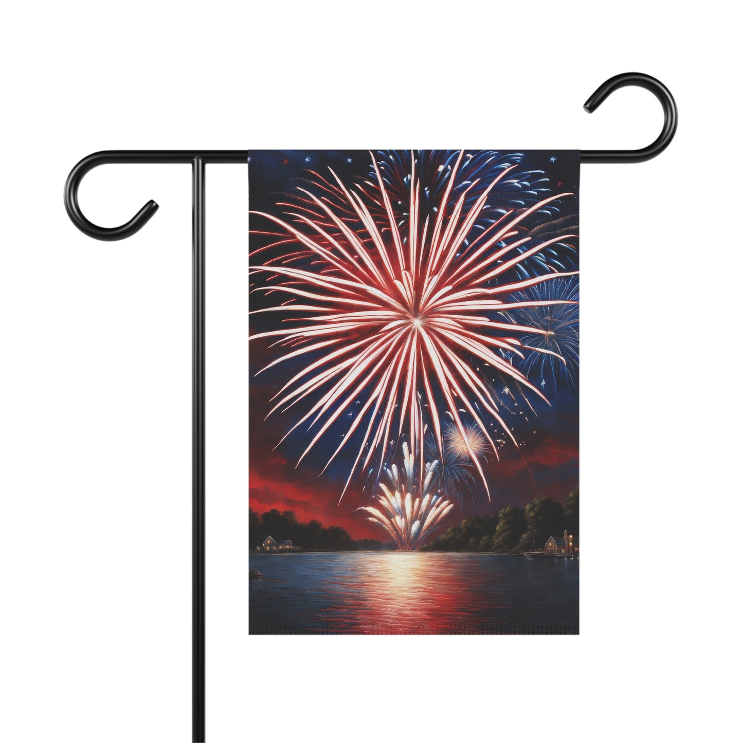 July 4th Fireworks Garden Flag/House Banner