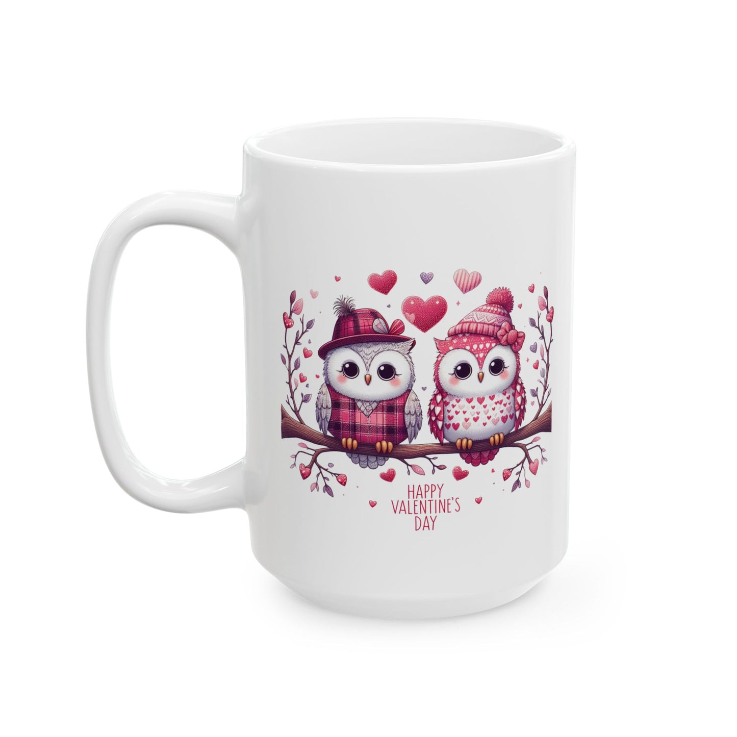 Sweet Owl Valentine's Coffee Mug
