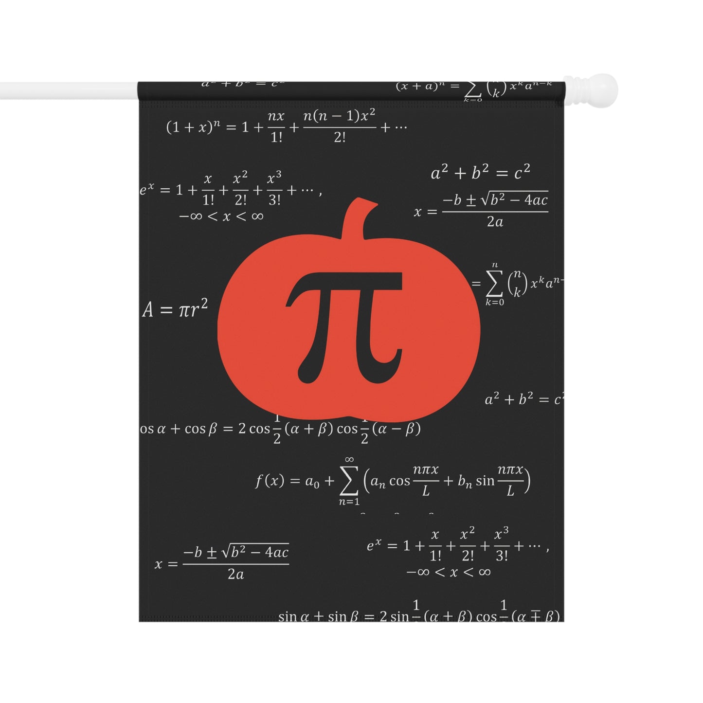 Pumpkin PI Garden Flag for Teachers