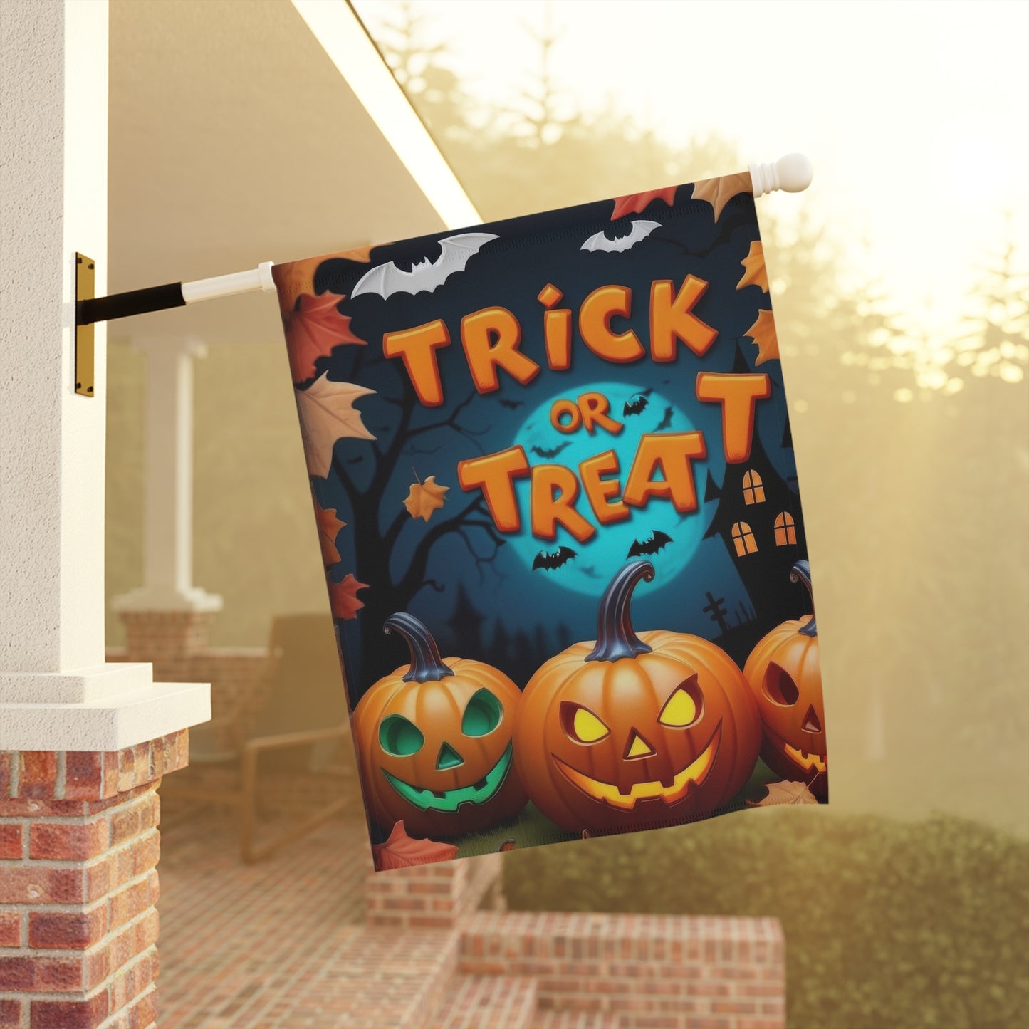 Trick or Treat Halloween Garden Flag/House Banner
