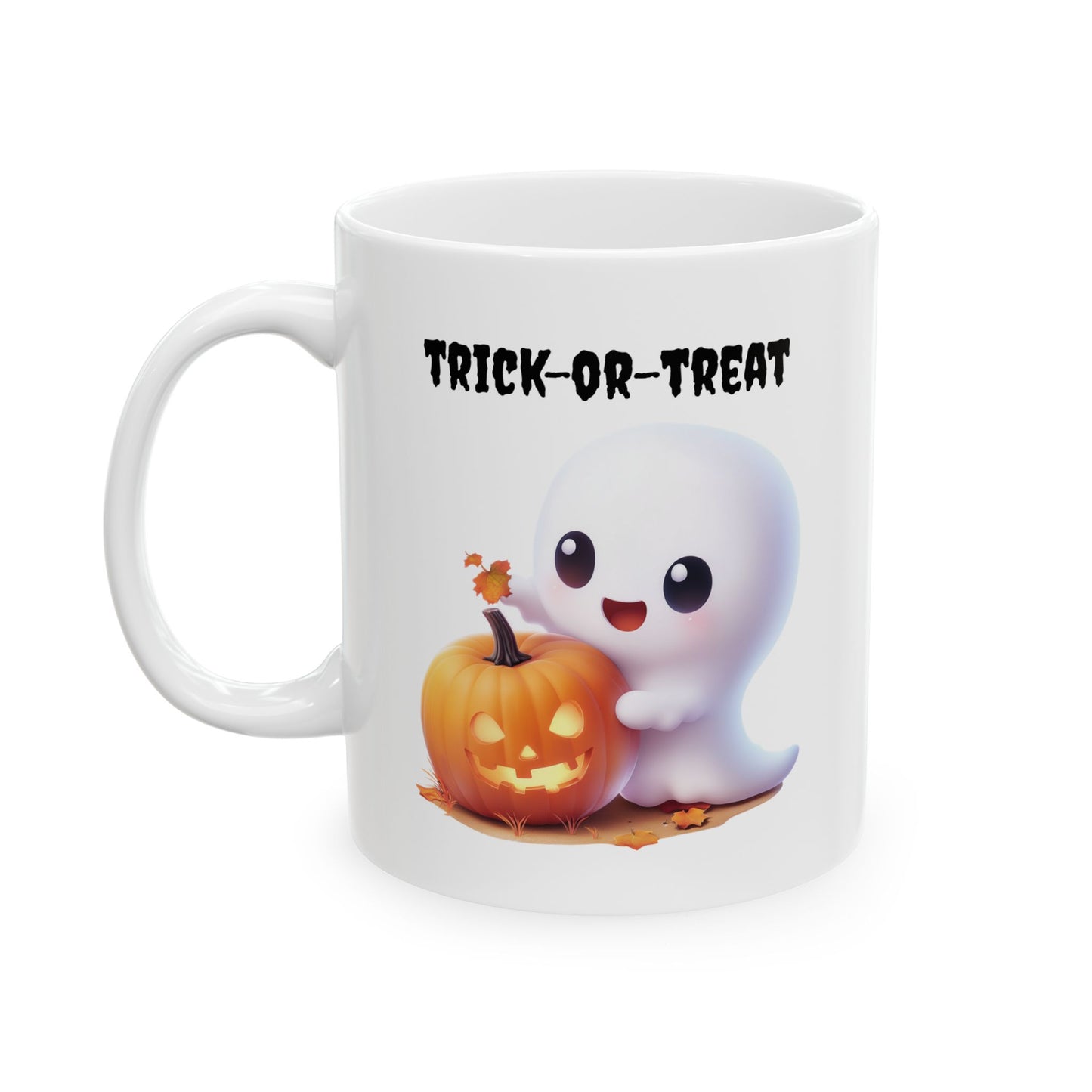 Cute Trick-or-Treat Ghost Coffee Mug