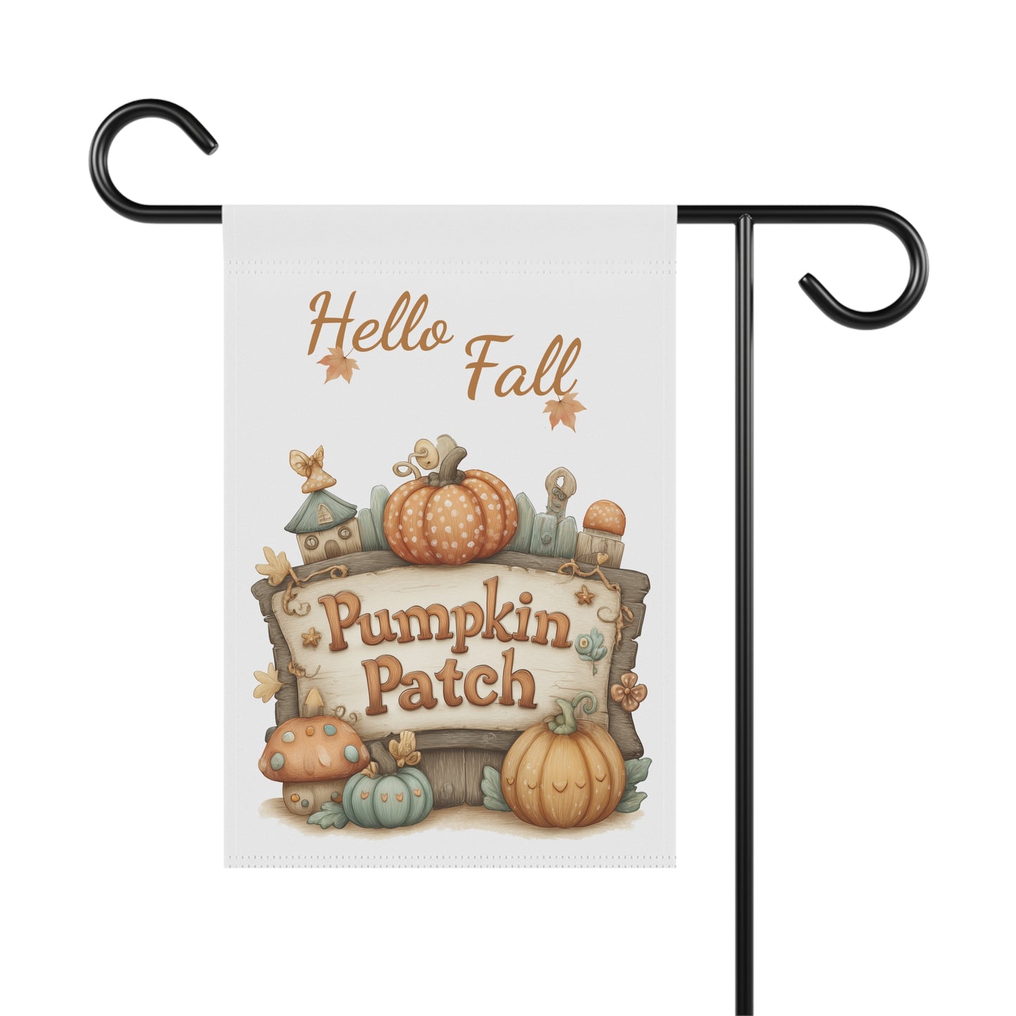 Enchanted Pumpkin Patch Garden Flag