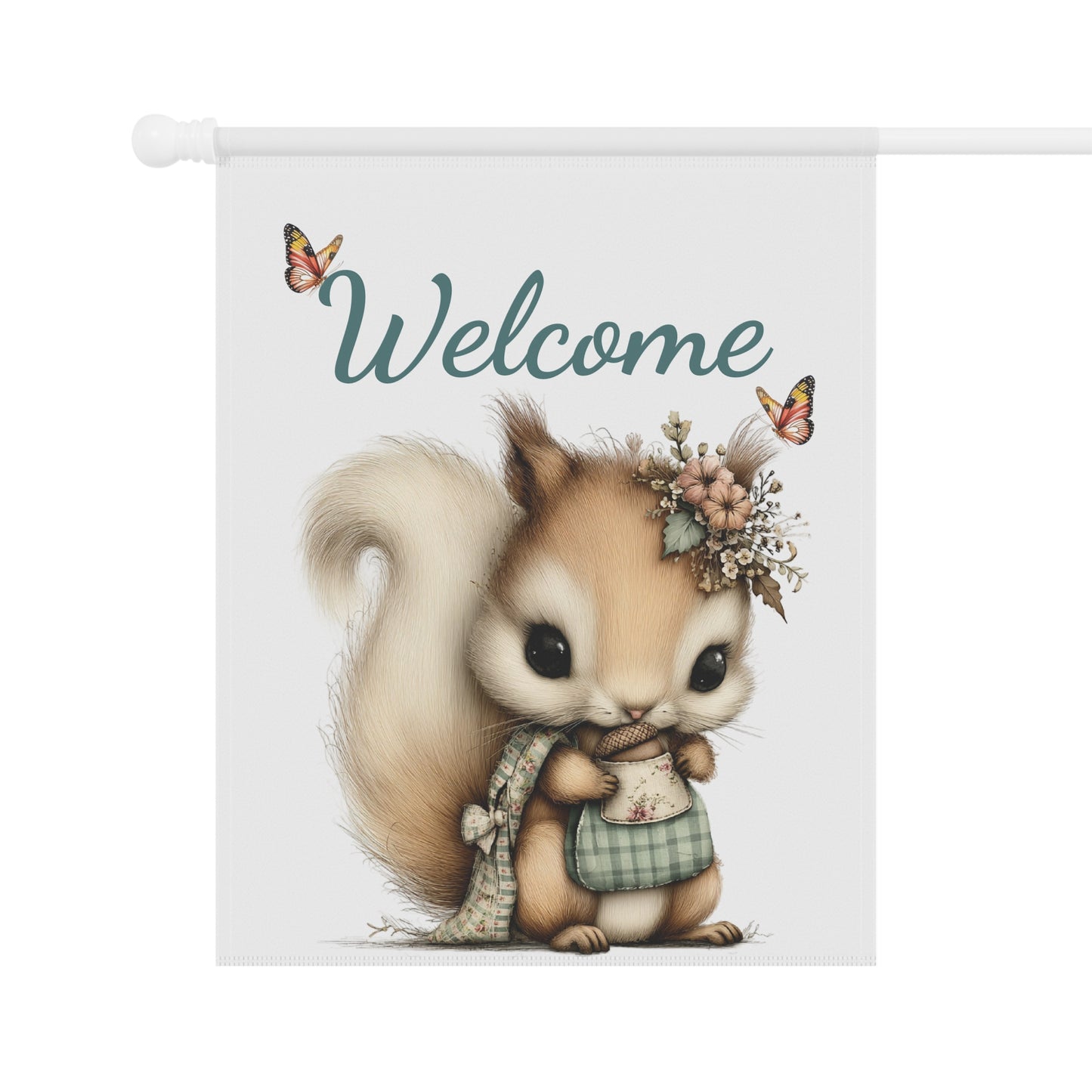 Woodland Welcome Garden Flag