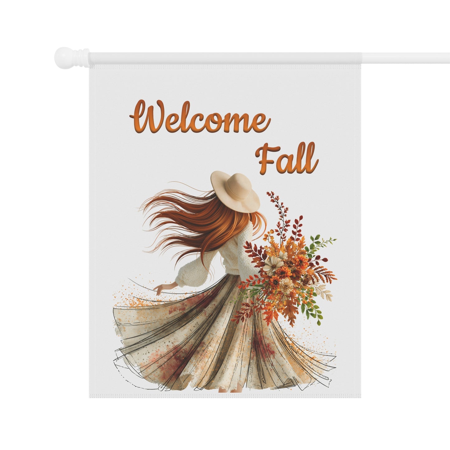 Beautiful Autumn Garden Flag
