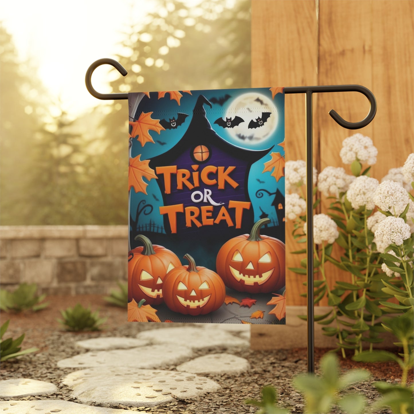 Trick or Treat Halloween Garden Flag