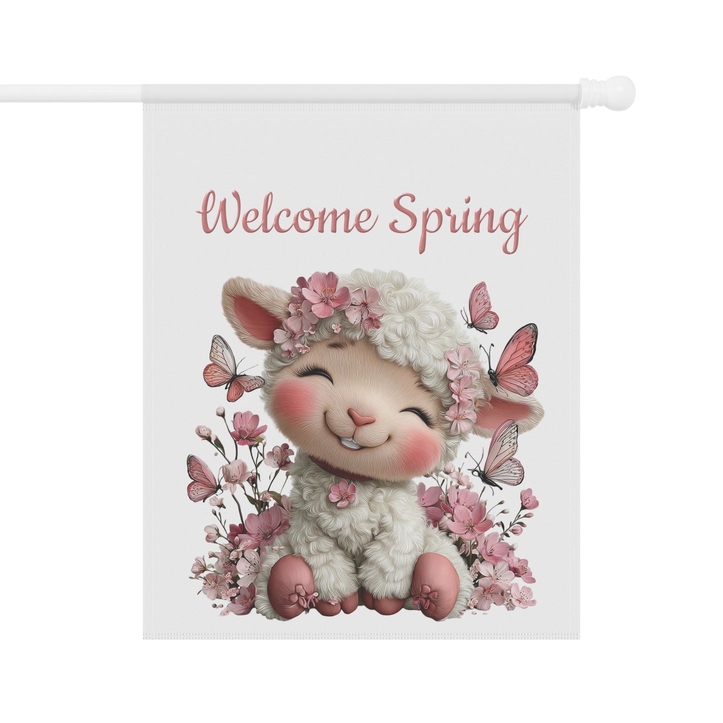 Whimsical Welcome Garden Flag