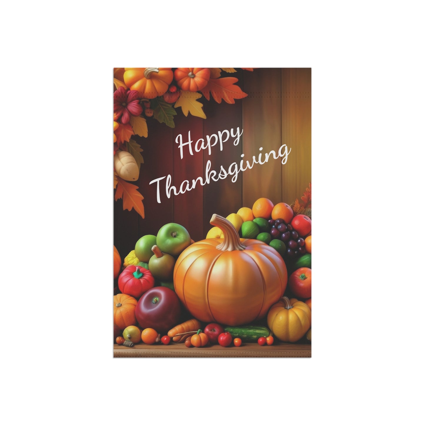 Happy Thanksgiving Garden Flag