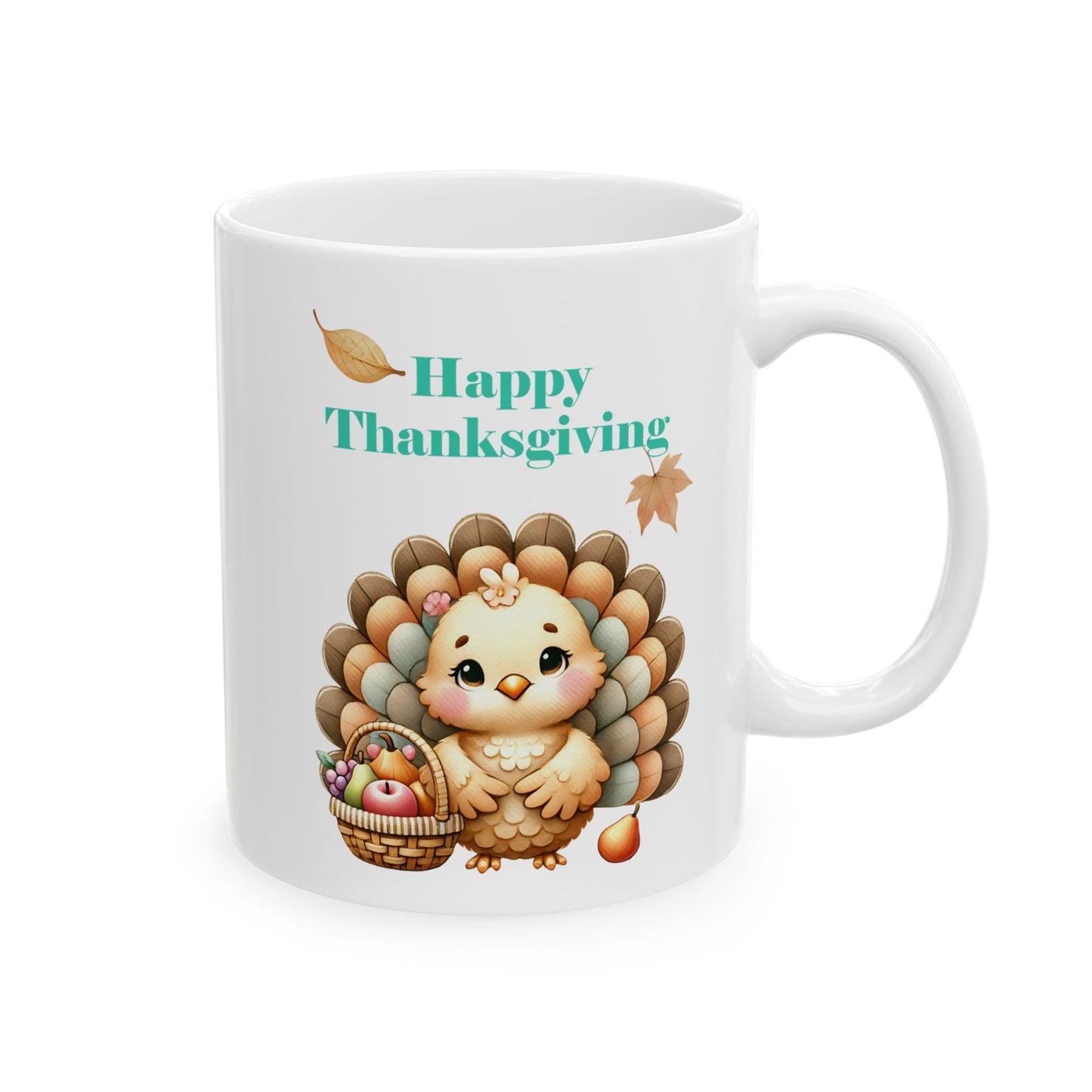 Baby Turkey Coffee Mug for Thanksgiving Season