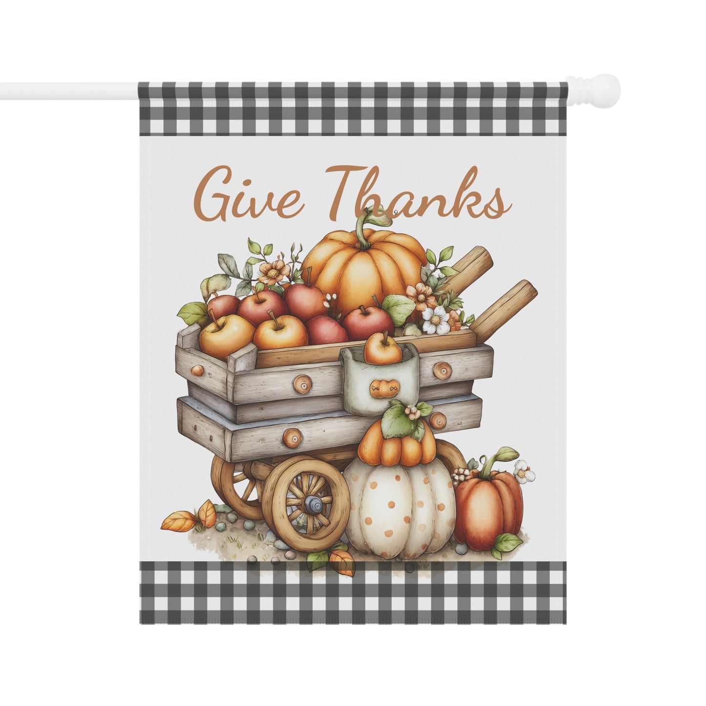 Harvest Wagon Garden Flag