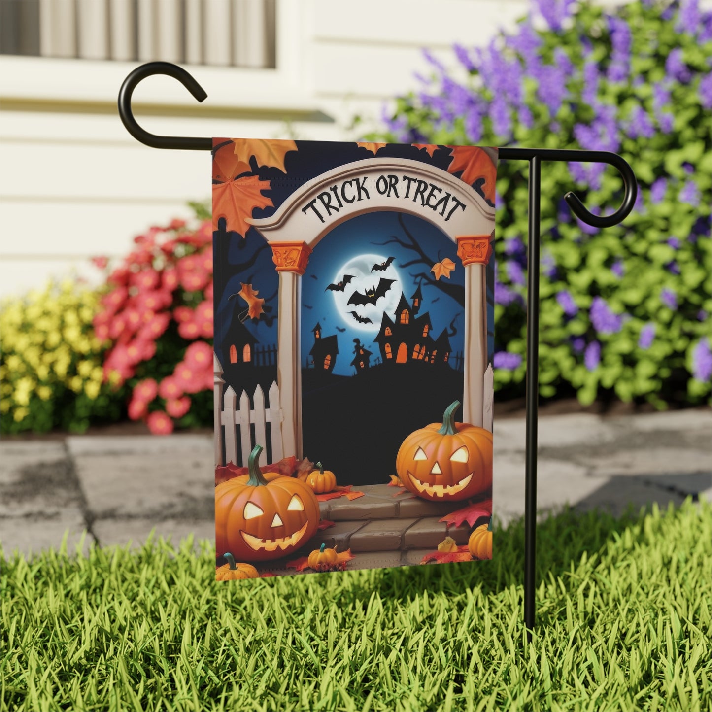 Trick or Treat Halloween Garden Flag /House Banner