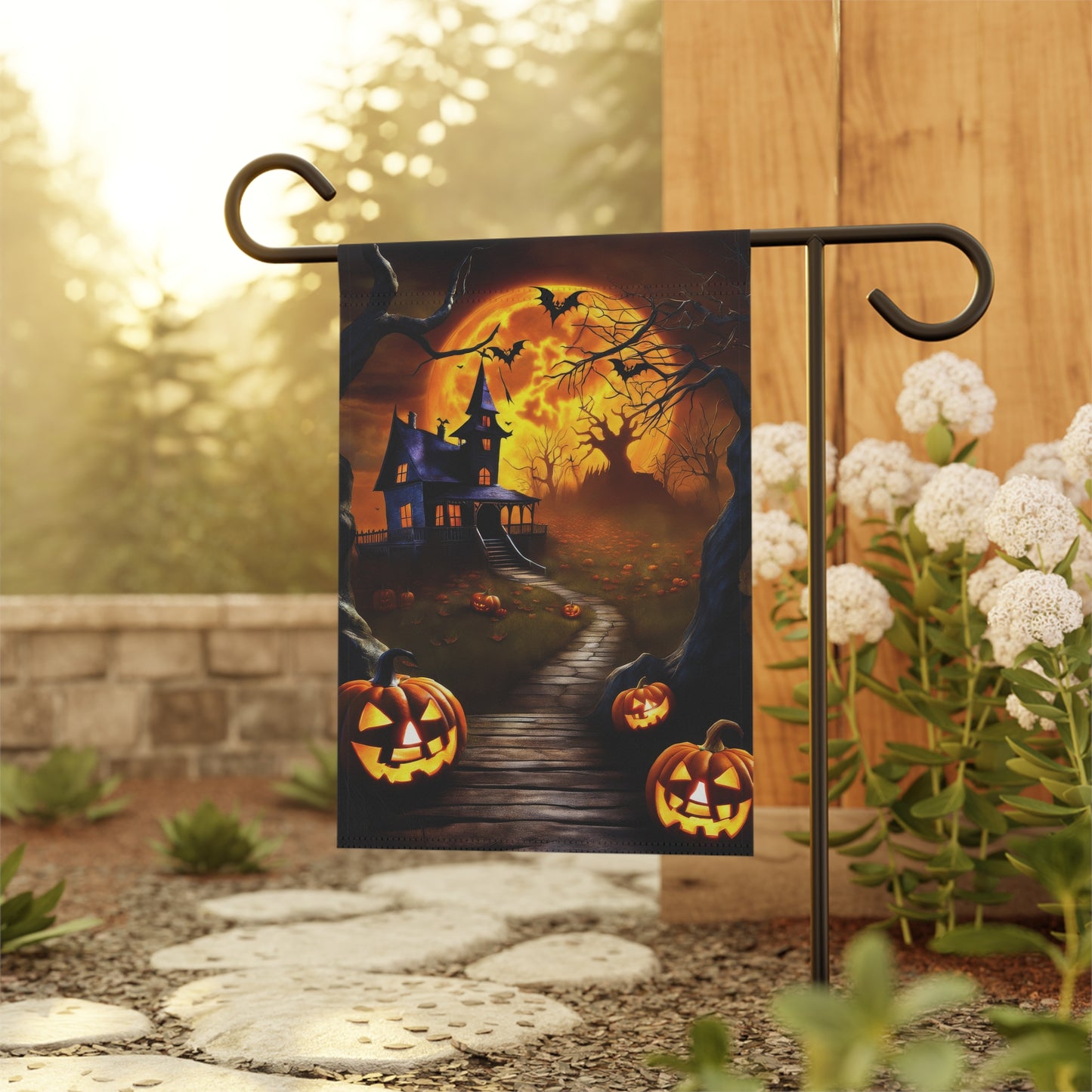 Spine-chilling Halloween Garden Flag/ House Banner