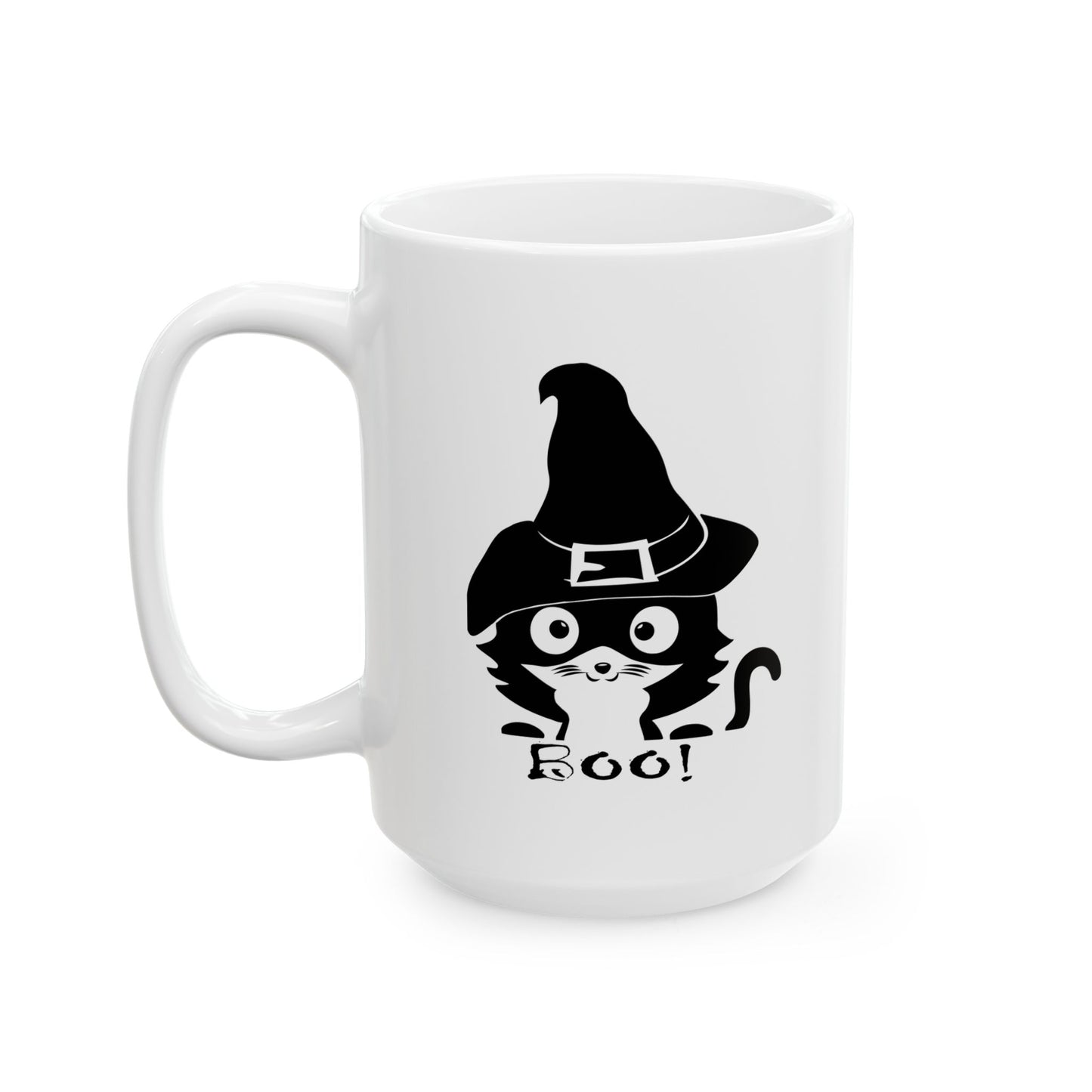 Cute Halloween Witch Cat Coffee Mug