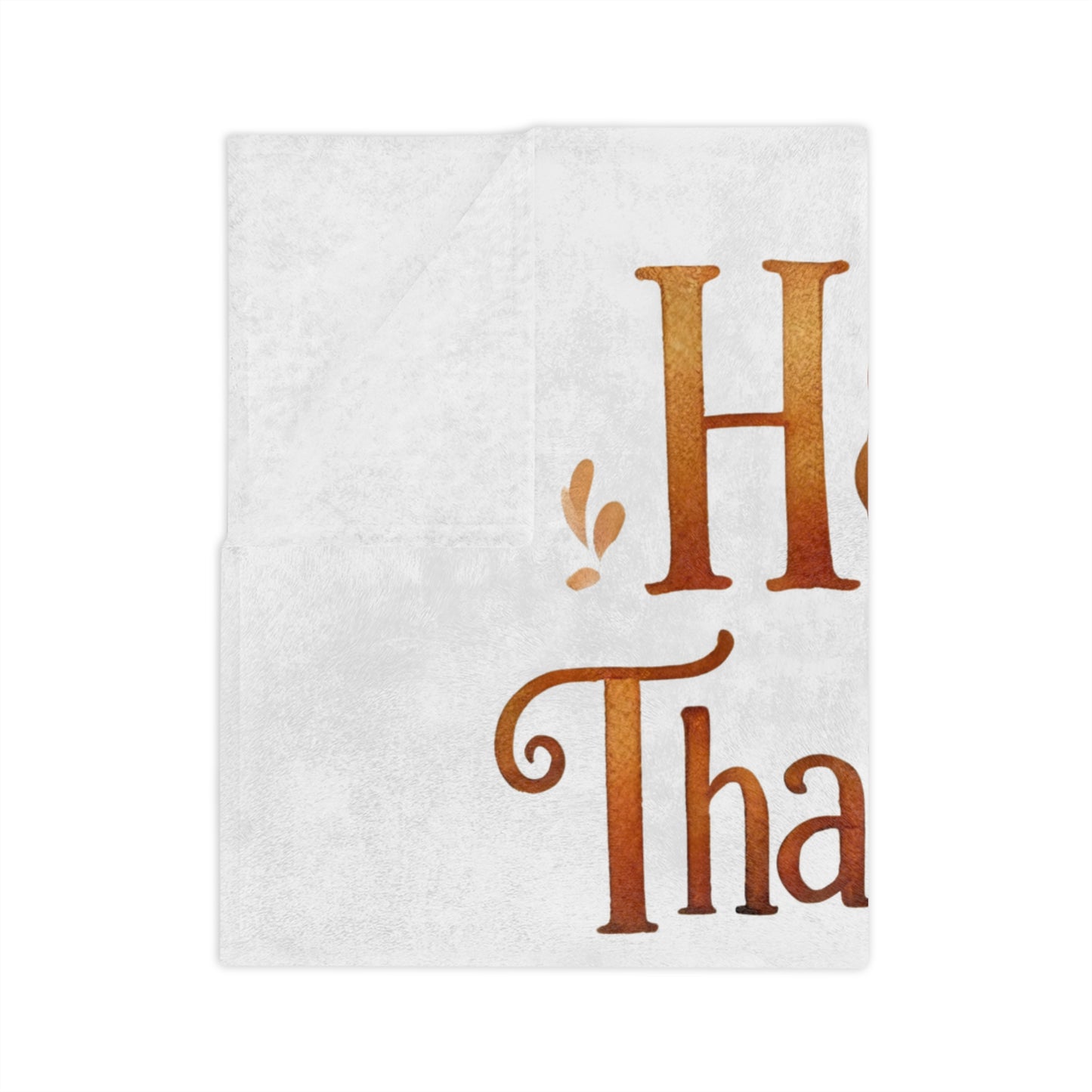 Happy Thanksgiving Chef Turkey Velveteen Blanket