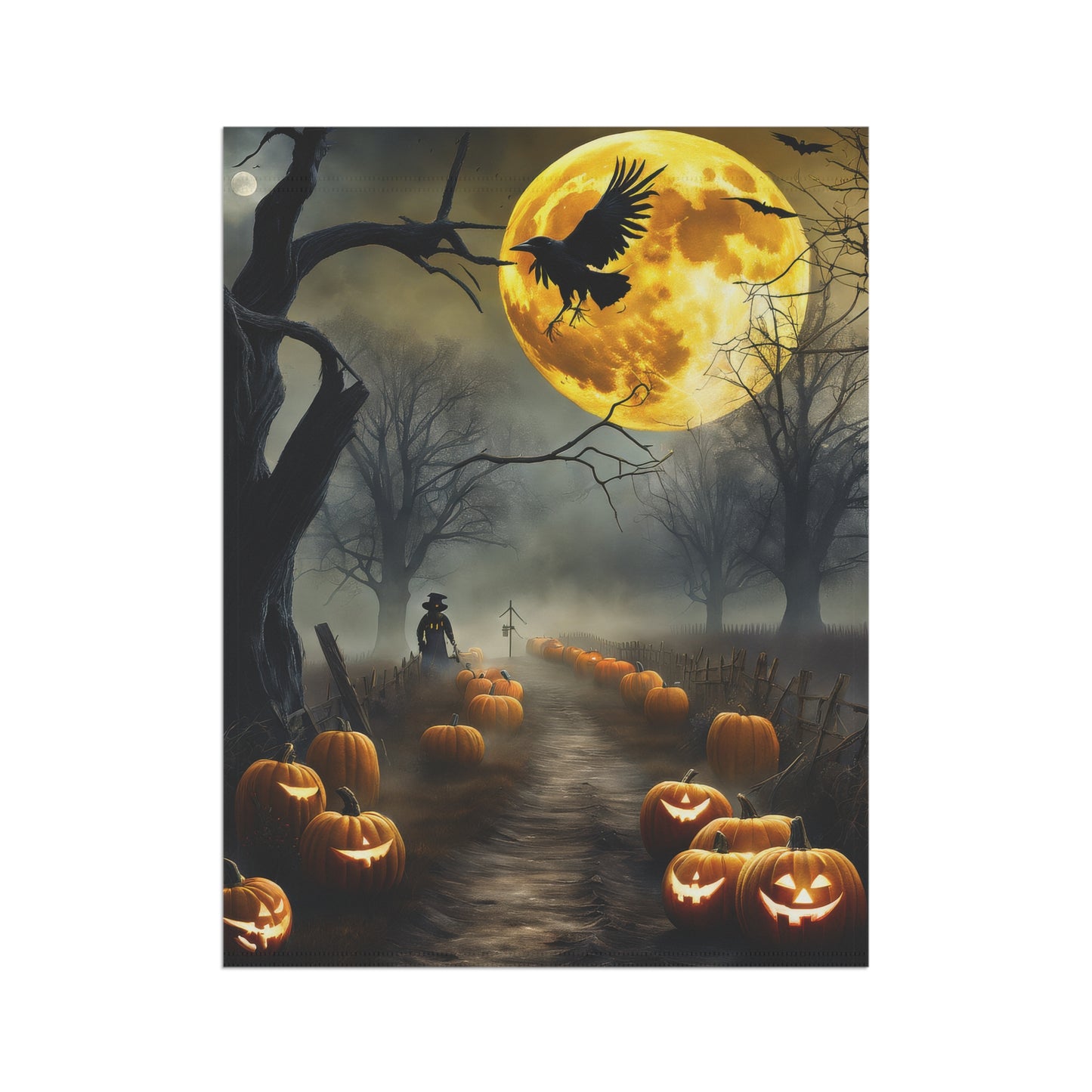 Haunted Mansion Halloween Garden Flag/ House Banner