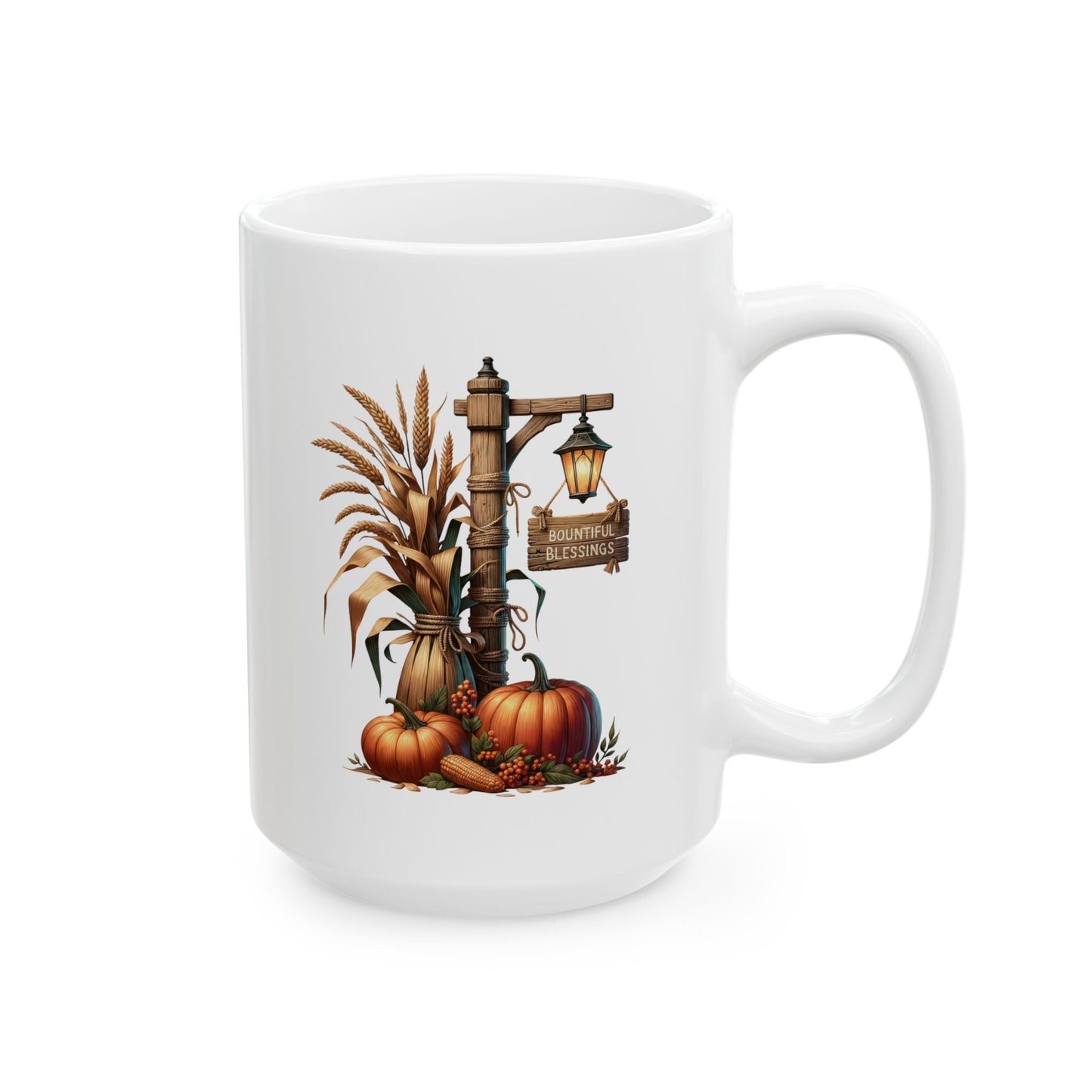 Bountiful Blessings Autumn Harvest Coffee Mug