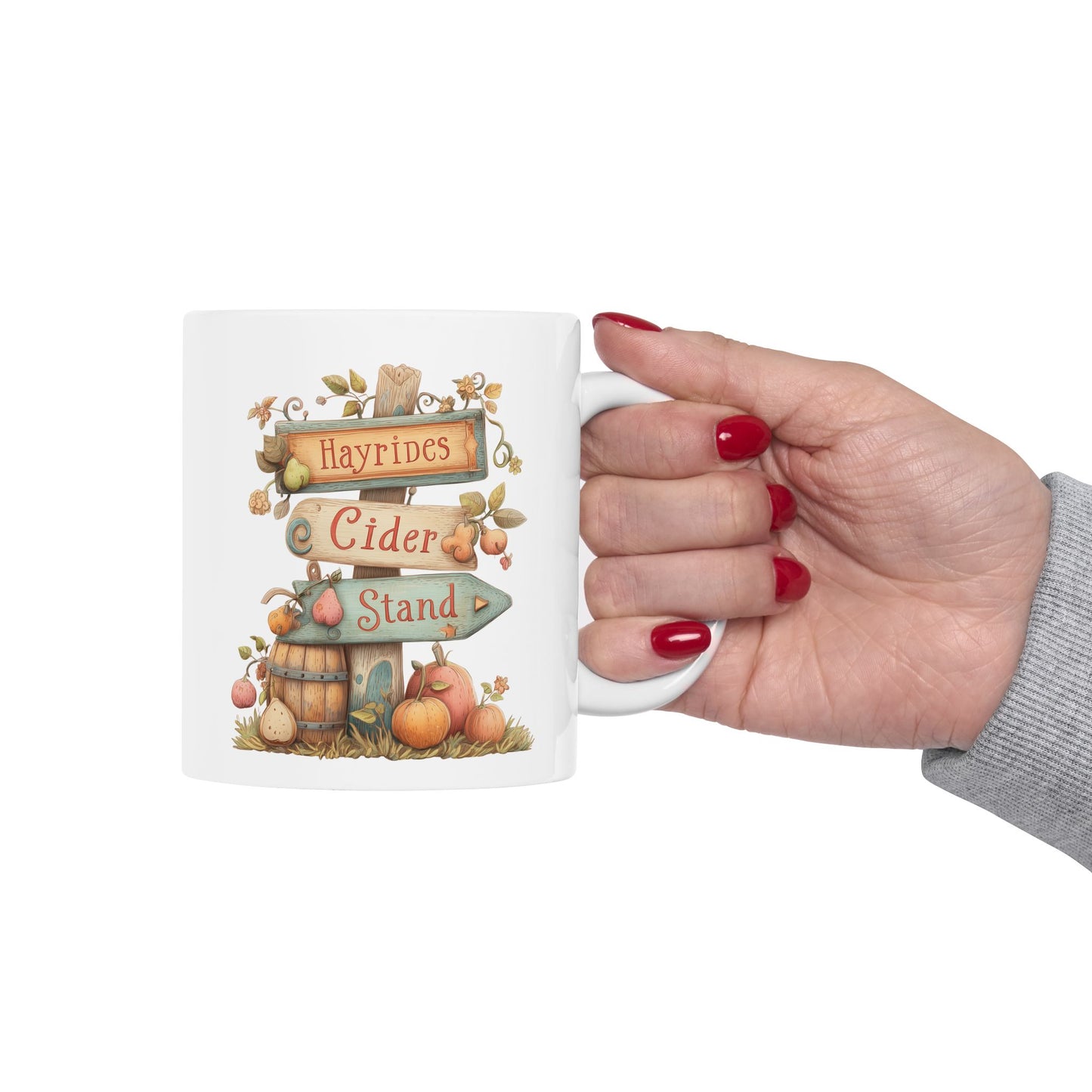 Whimsical Farmhouse Autumn Coffee Mug