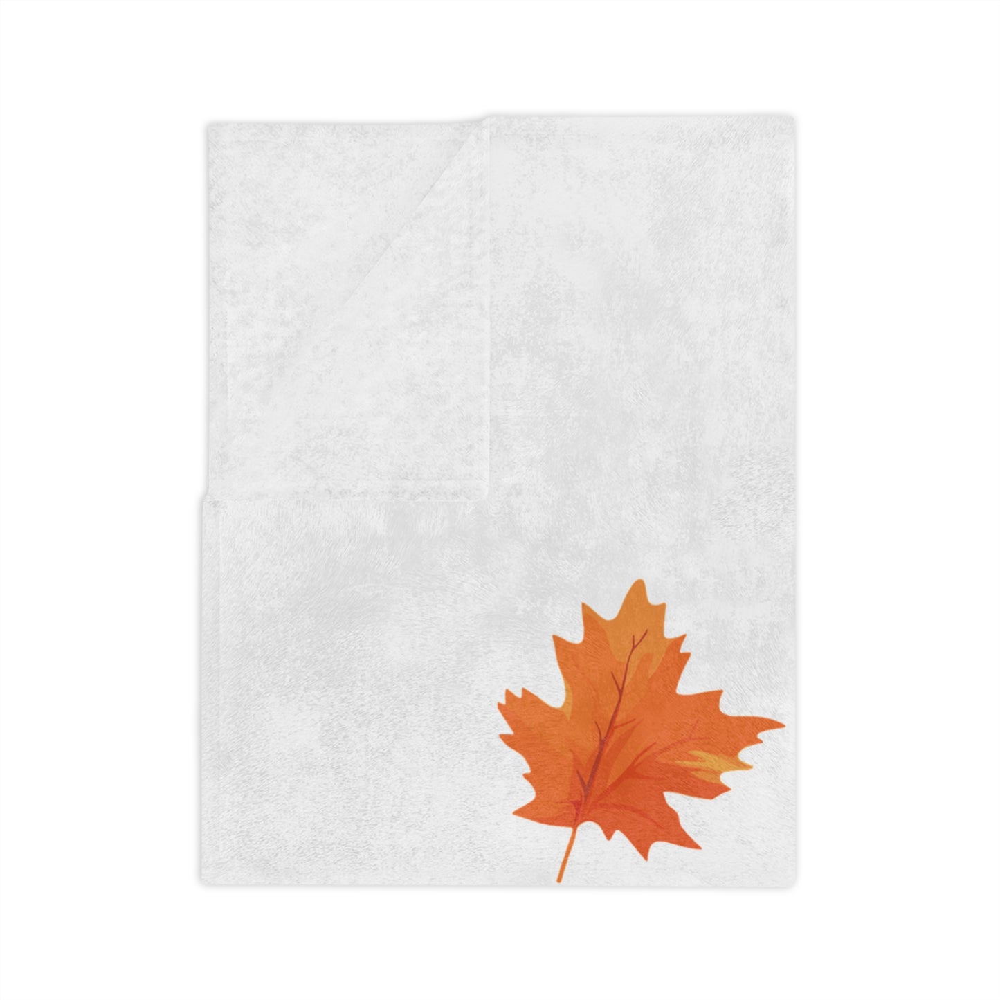 Happy Autumn Plaid Gnome Velveteen Blanket
