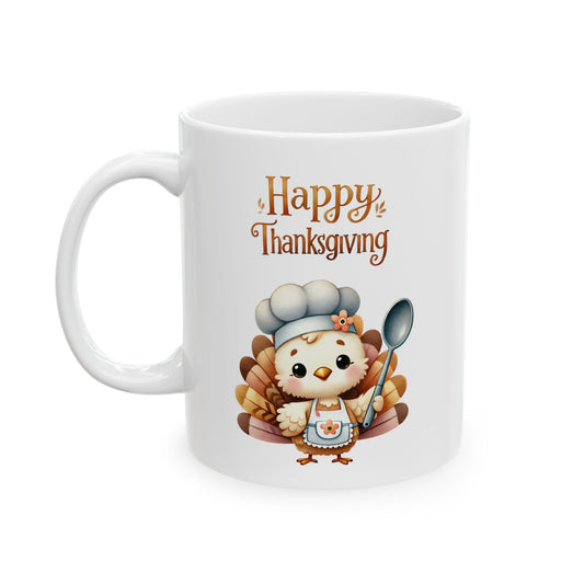 Cute Turkey Thanksgiving Mug
