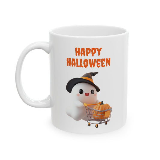 Little Ghost & Jack-O'-Lantern Coffee Cup