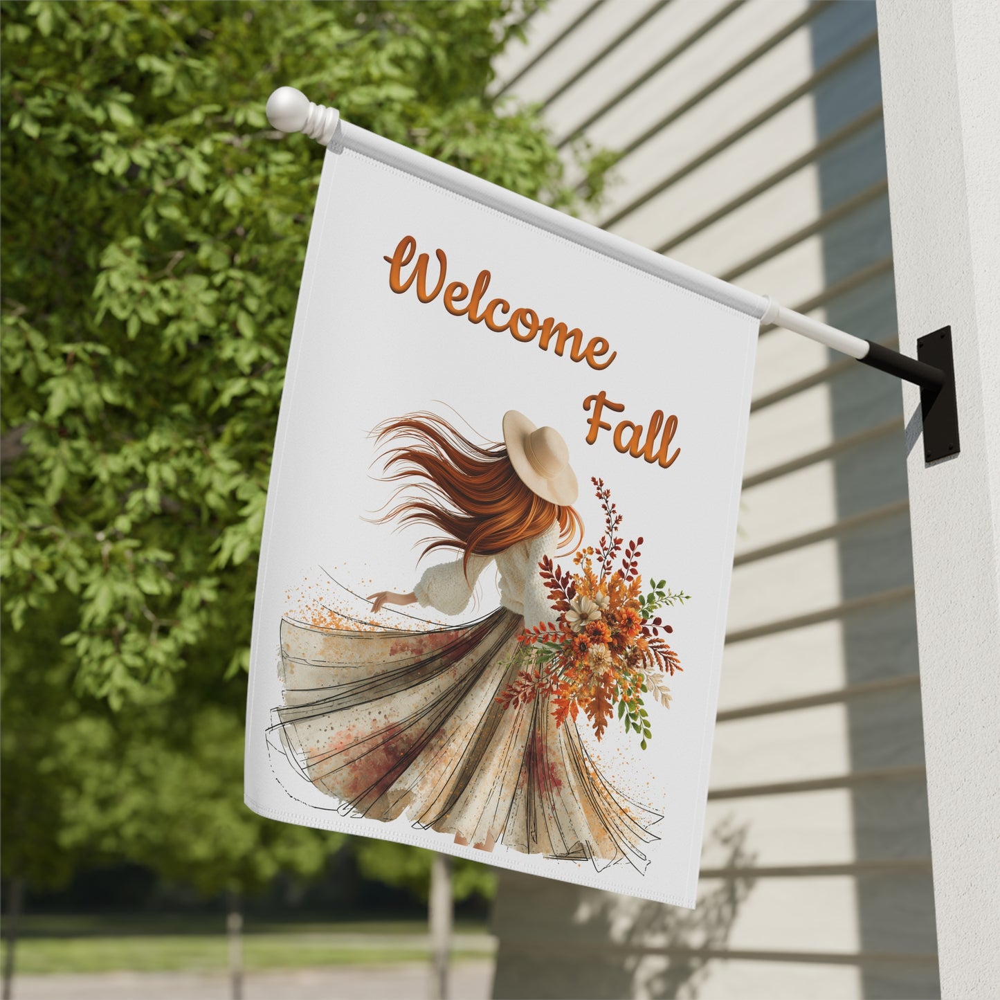 Beautiful Autumn Garden Flag