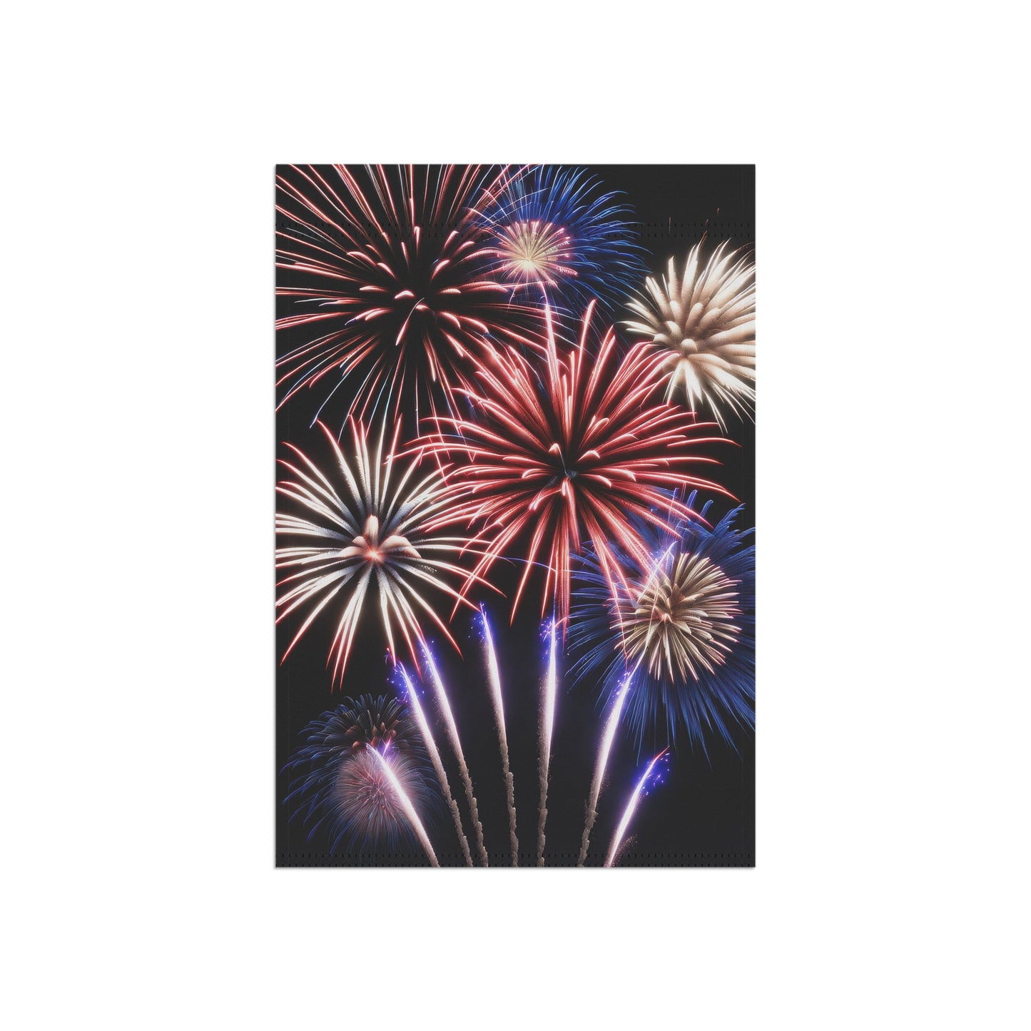 Beautiful Fireworks Garden Flag/House Banner