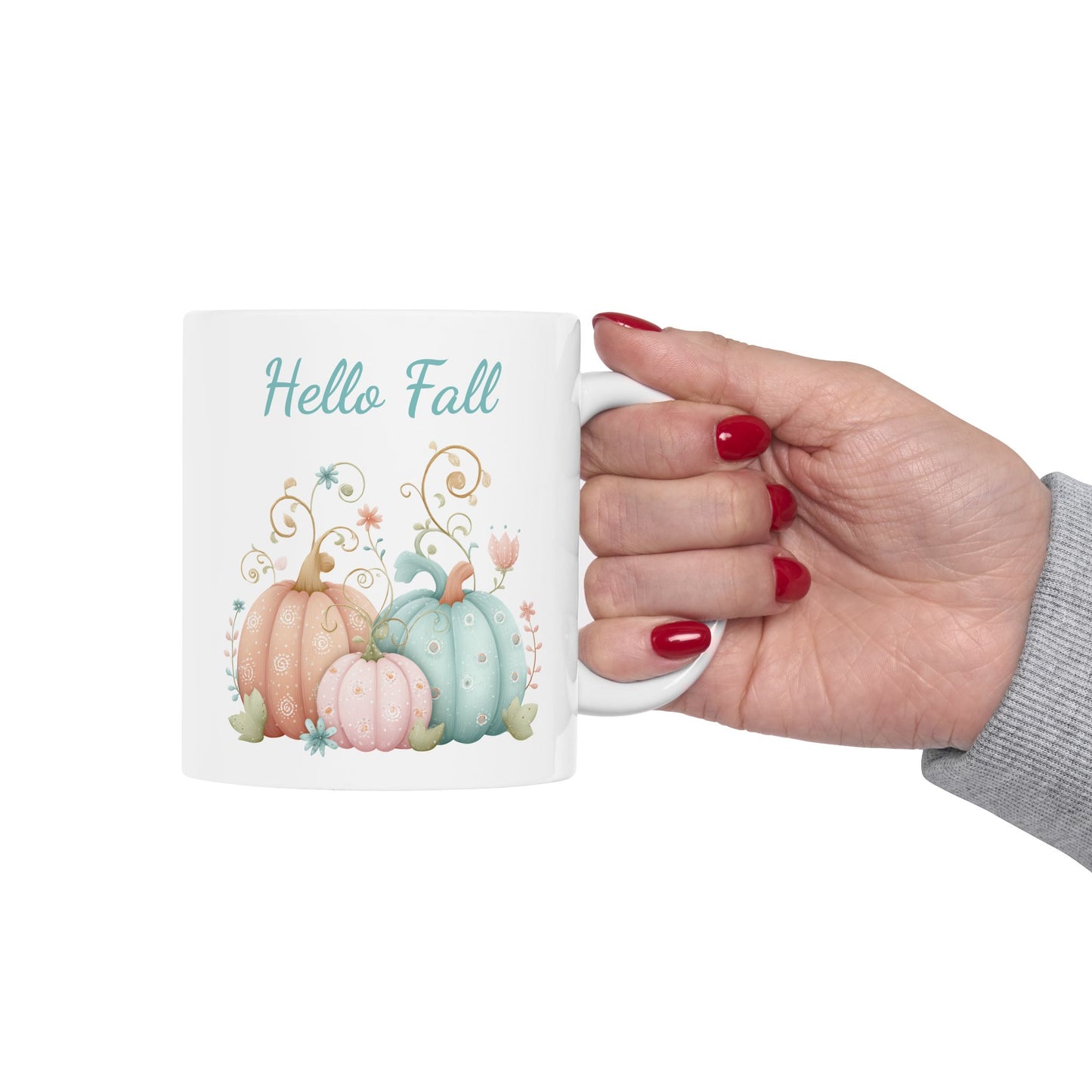 Hello Fall Pastel Coffee Mug