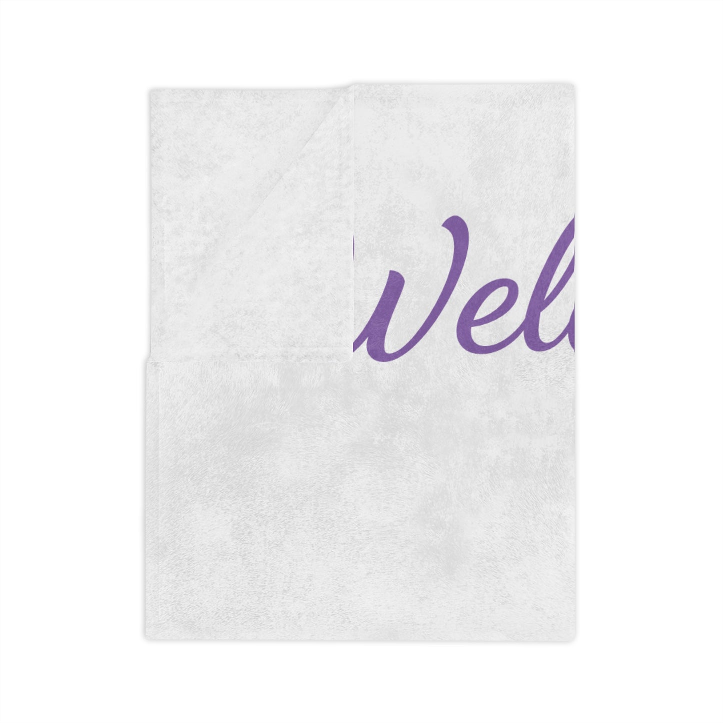 "Welcome Spring" Floral Bicycle Velveteen Blanket