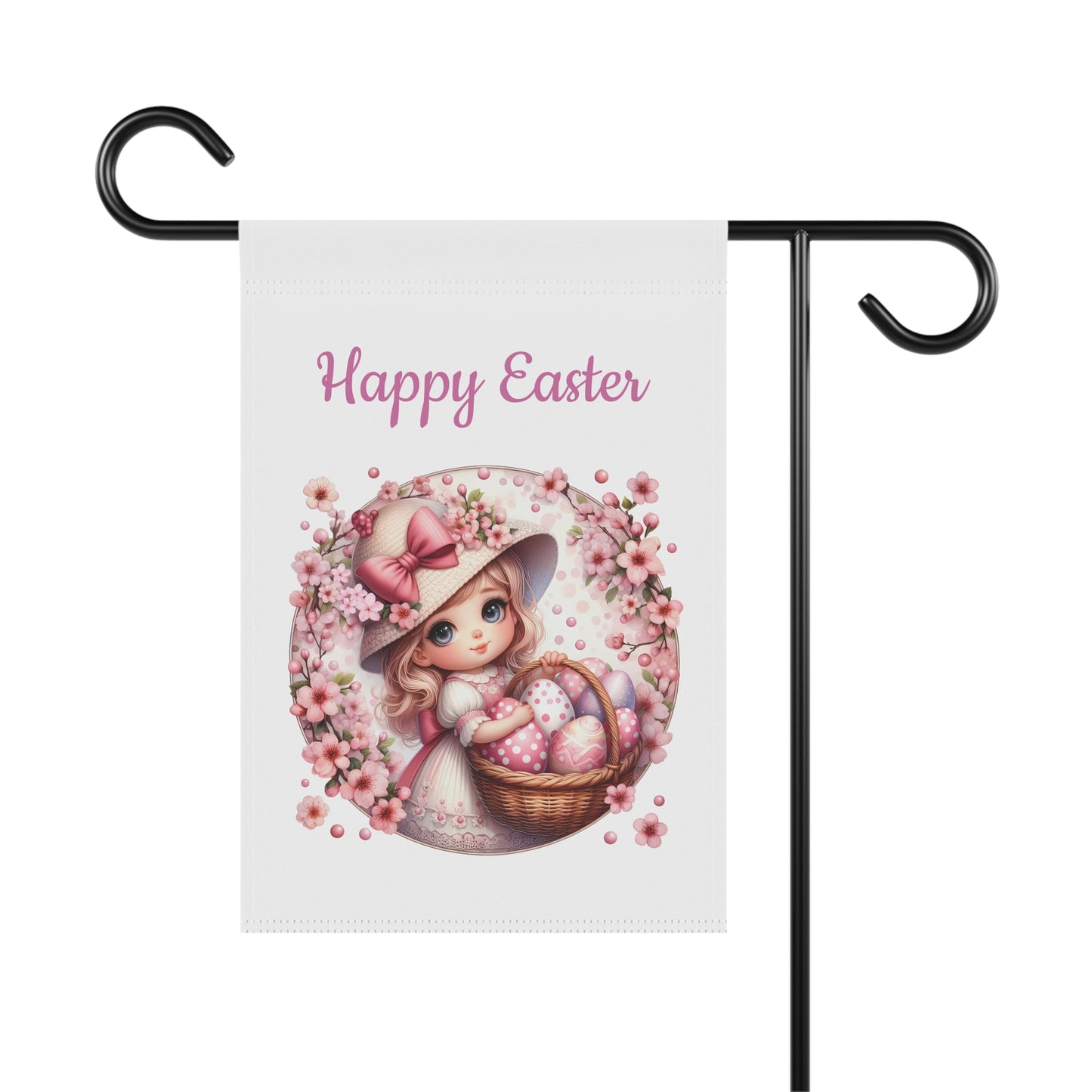 Beautiful Easter Garden Flag