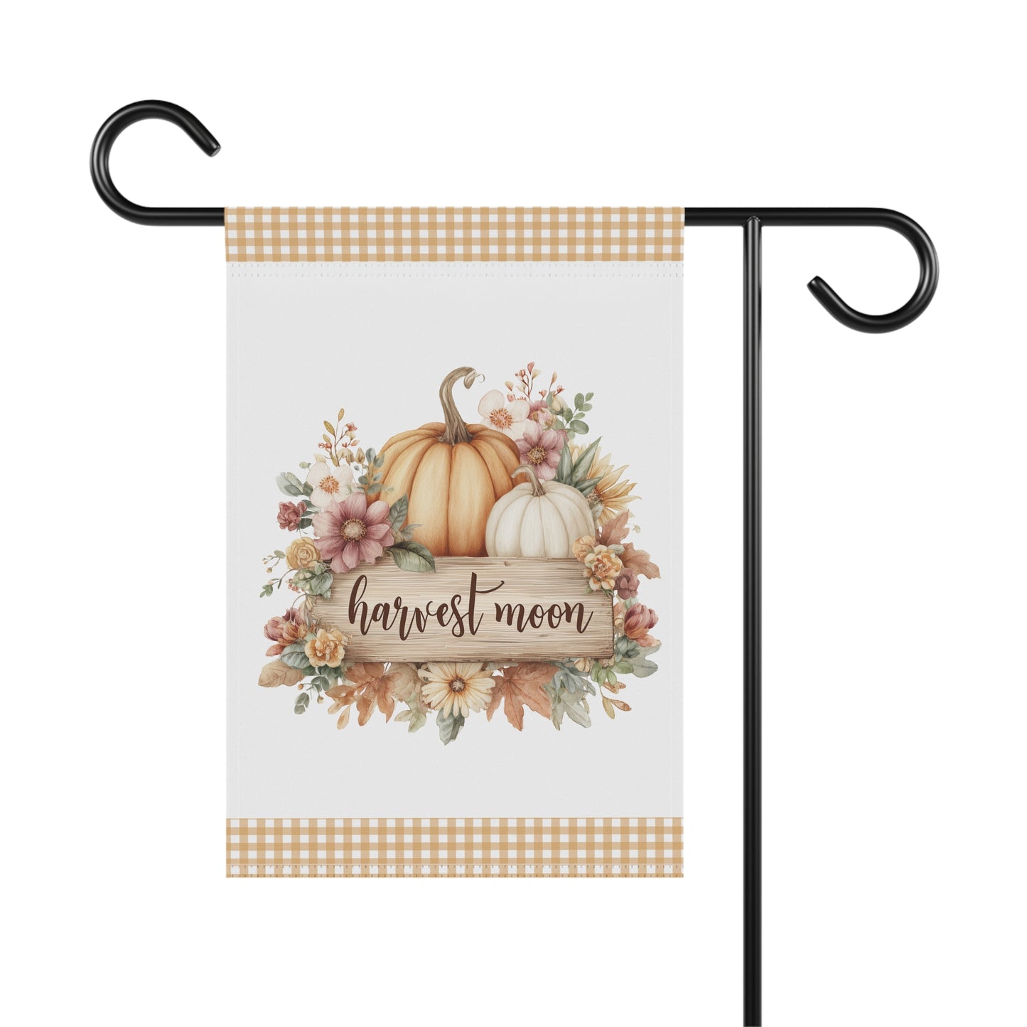Harvest Moon Pumpkin Garden Flag