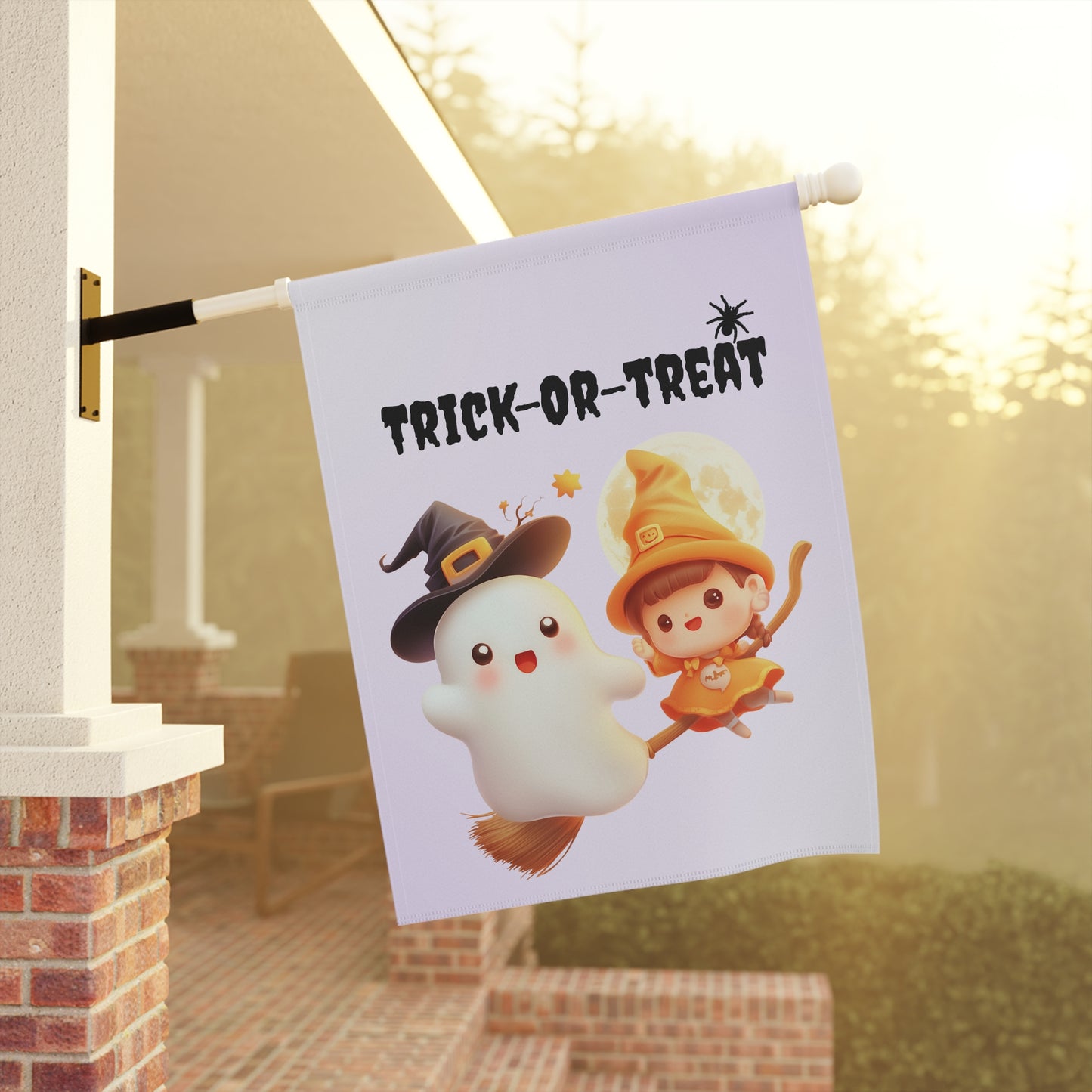 Little Witch Garden Flag