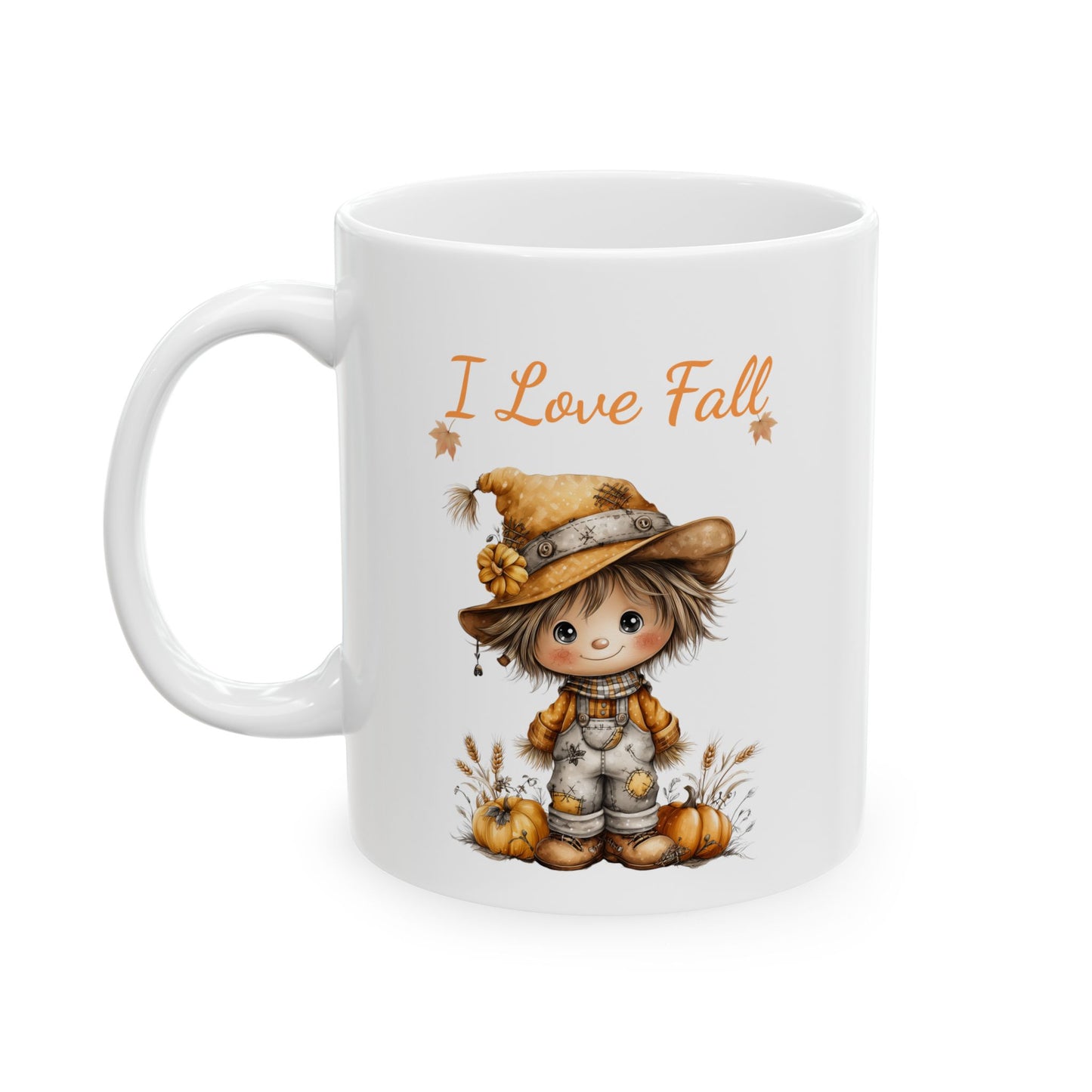 Cute Scarecrow Ceramic Coffee Mug