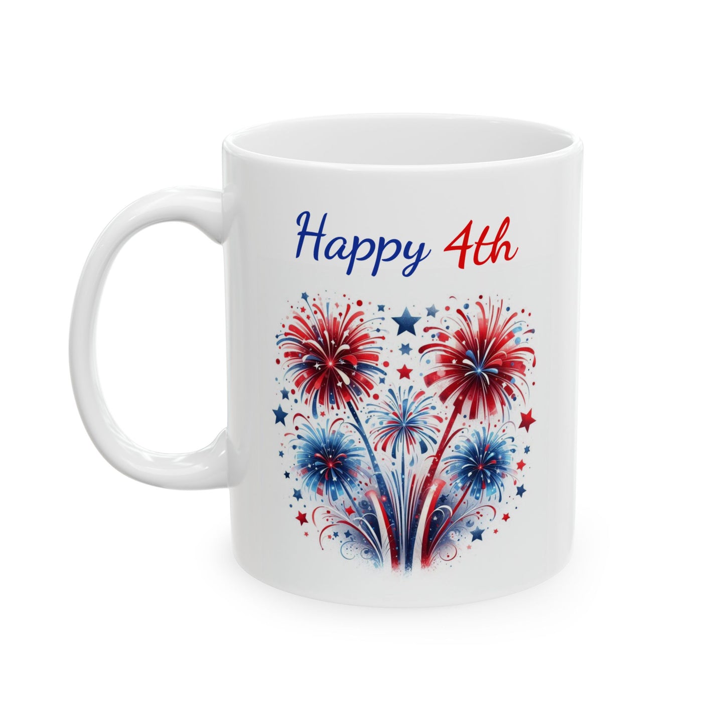 Happy 4th Patriotic Coffee Mug