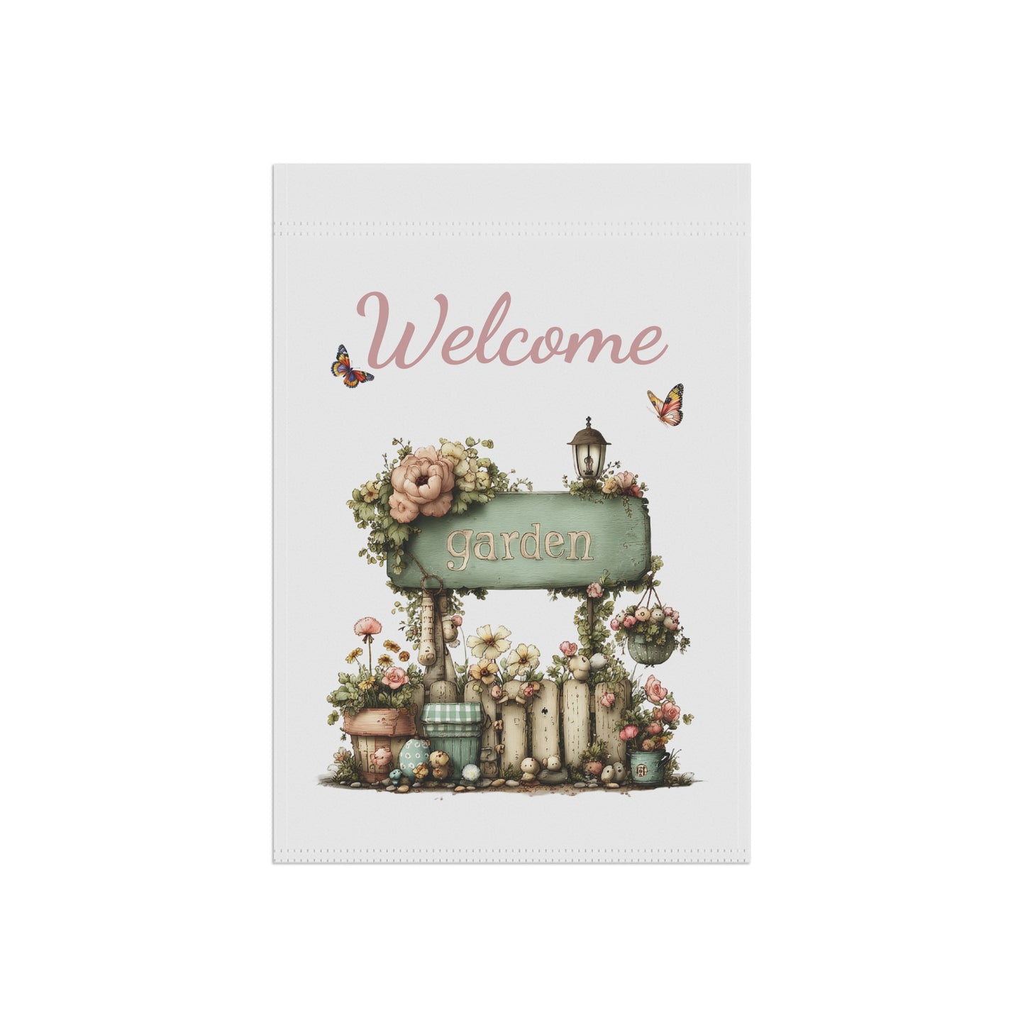 Cottage Garden Sign Flag