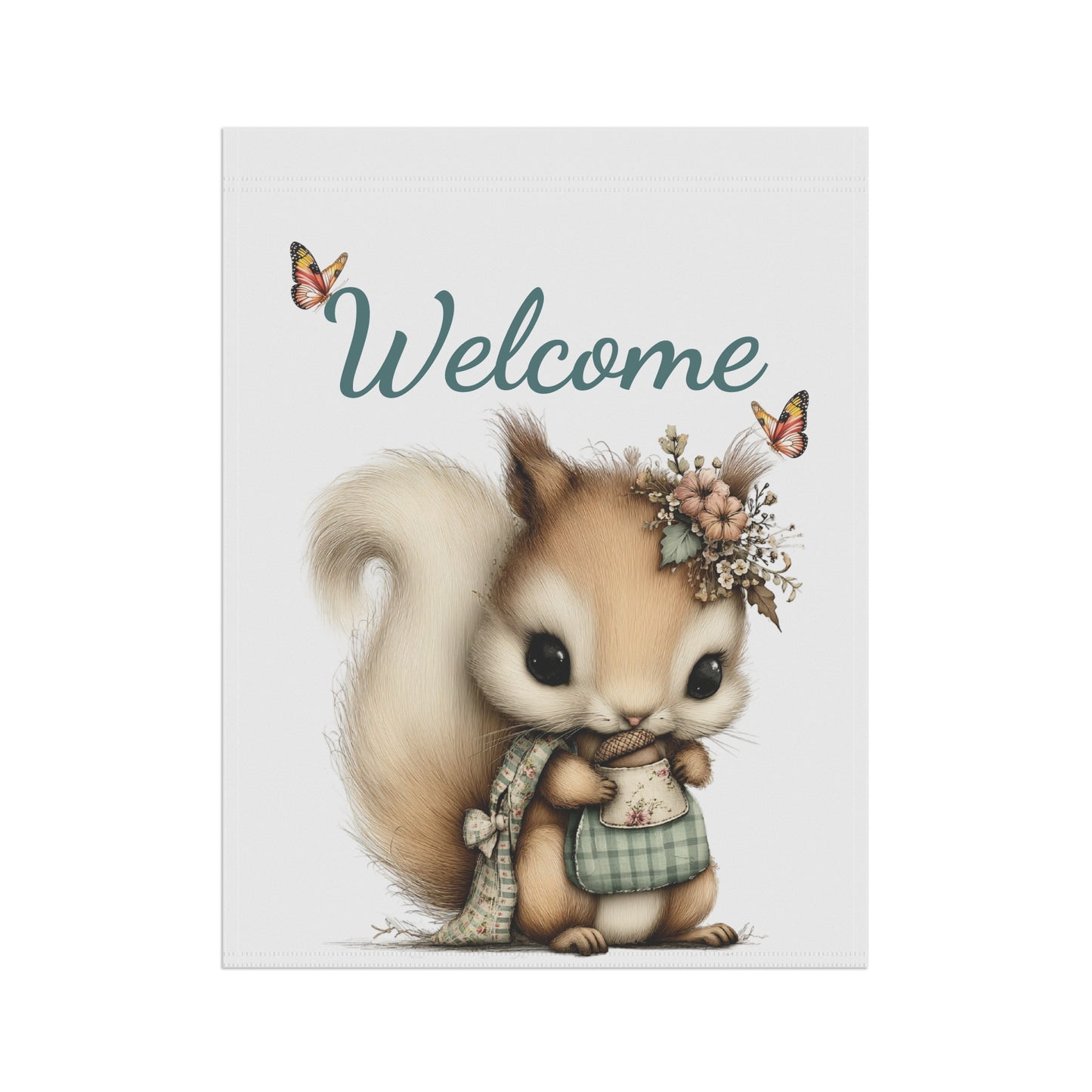 Woodland Welcome Garden Flag