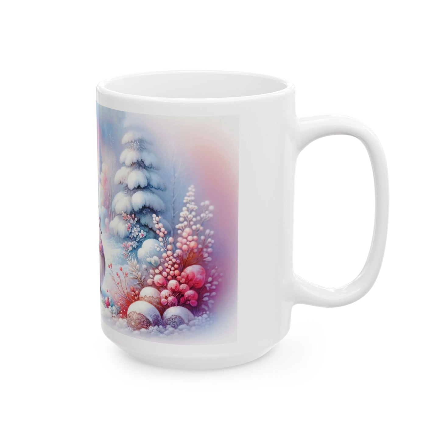 Cute Winter Birds Coffee Mug